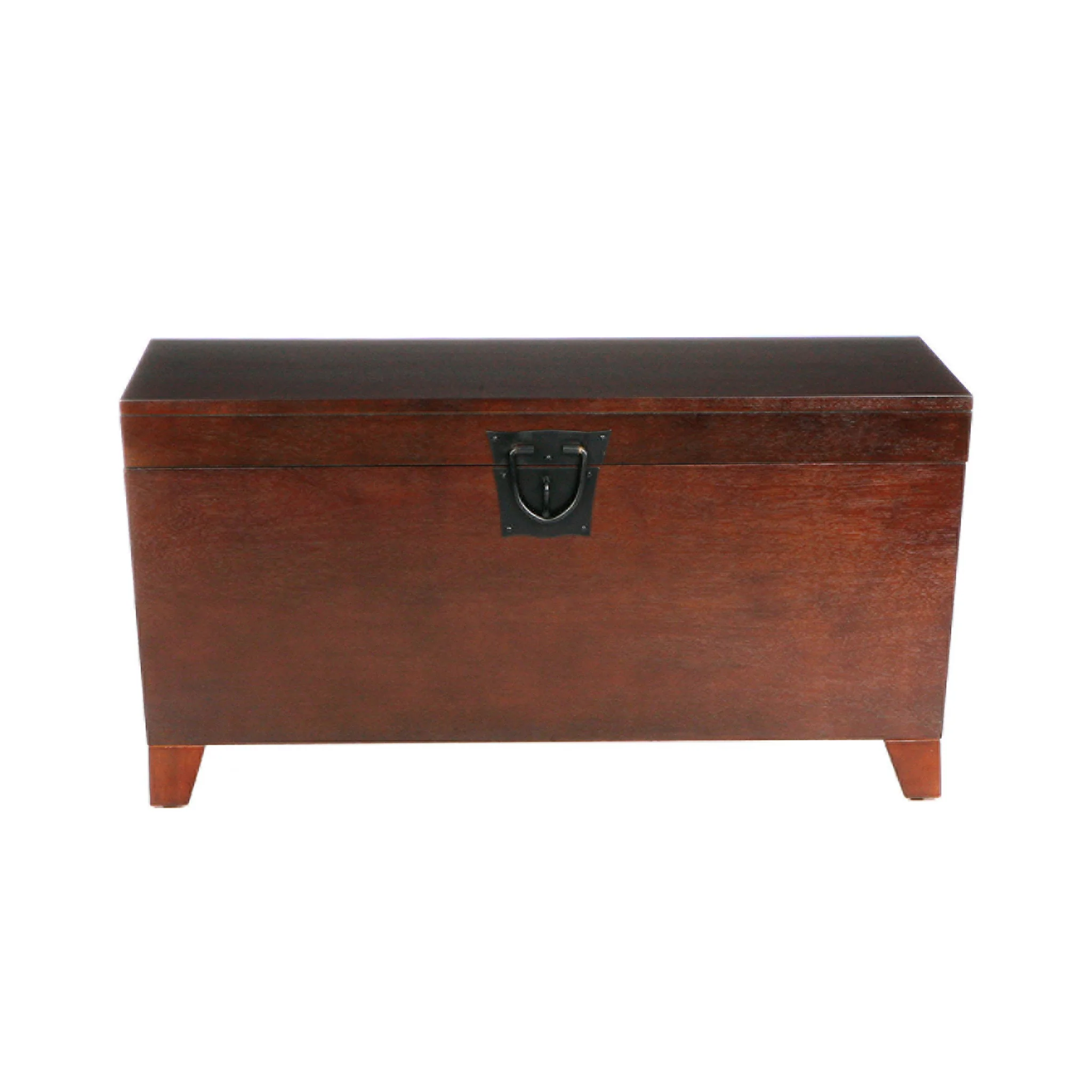 39" Brown Manufactured Wood And Metal Rectangular Coffee Table By Homeroots - 402162 - Image 3
