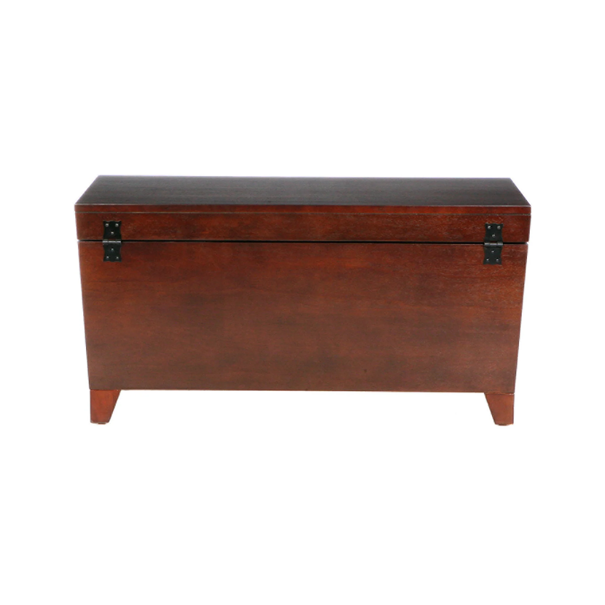 39" Brown Manufactured Wood And Metal Rectangular Coffee Table By Homeroots - 402162 - Image 6