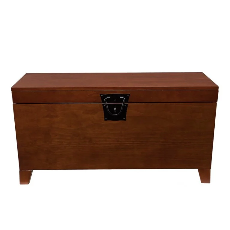 39" Brown Manufactured Wood And Metal Rectangular Coffee Table By Homeroots - 402163 - Image 4