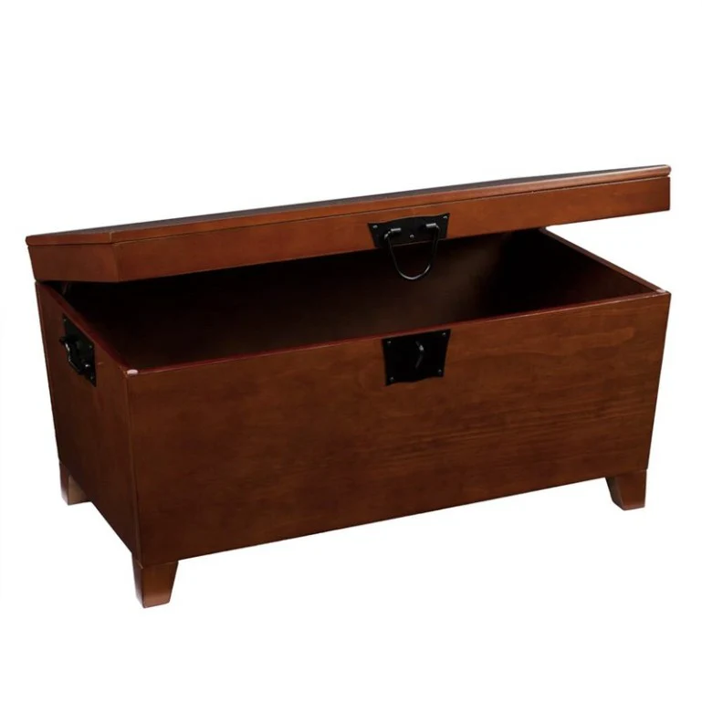 39" Brown Manufactured Wood And Metal Rectangular Coffee Table By Homeroots - 402163 - Image 5