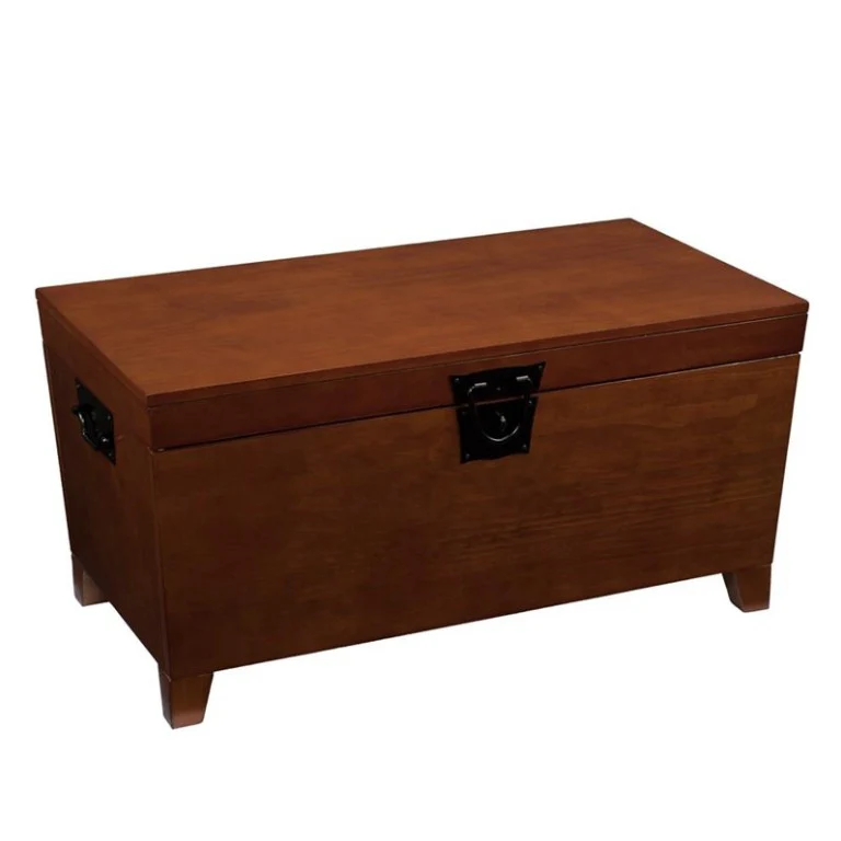 39" Brown Manufactured Wood And Metal Rectangular Coffee Table By Homeroots - 402163 - Image 6