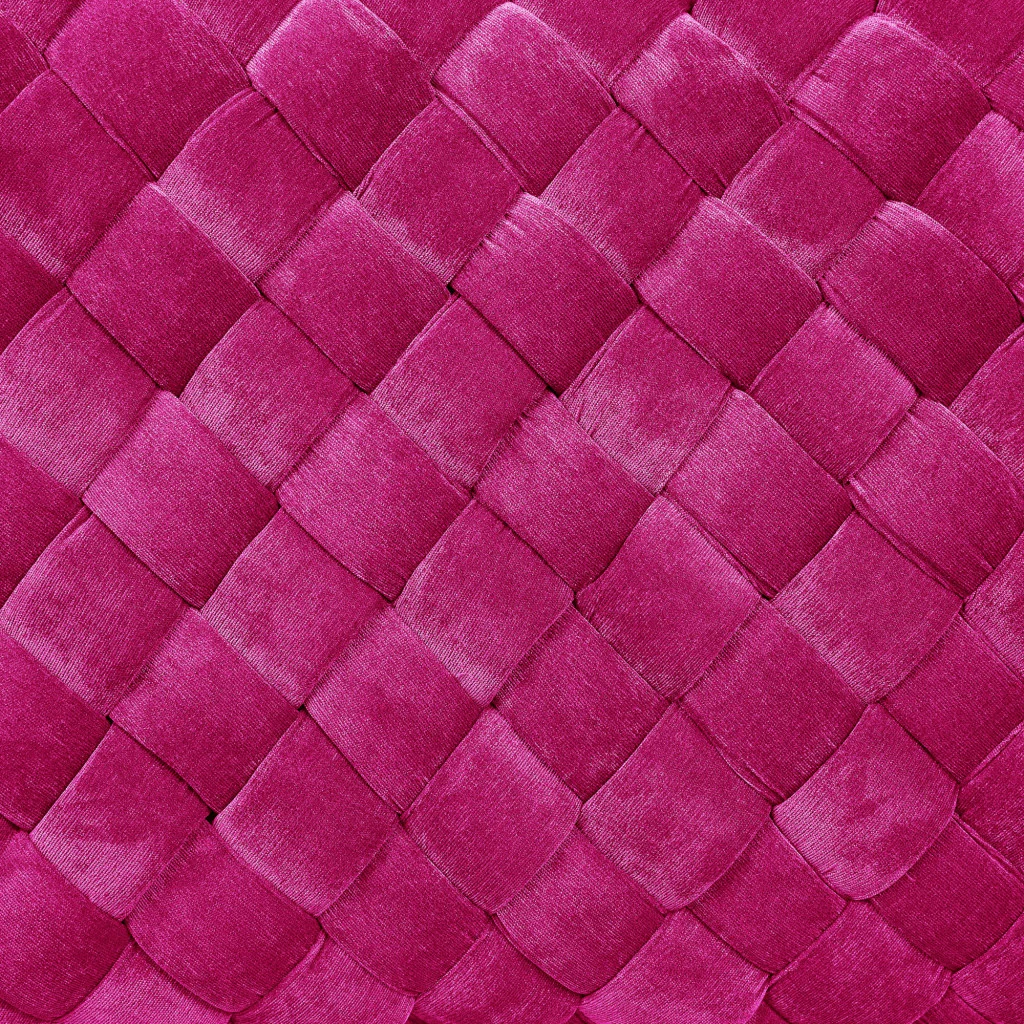 39" Fuchsia And Black Upholstered Velvet Bench By Homeroots - Image 8