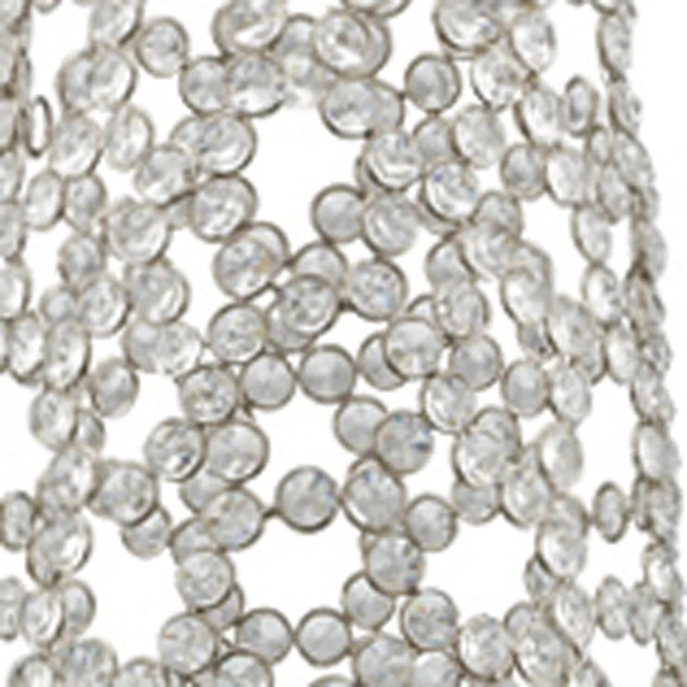 40" Bling Faux Crystal Abstract Twigs Barrel Floor Vase By Homeroots - Image 5