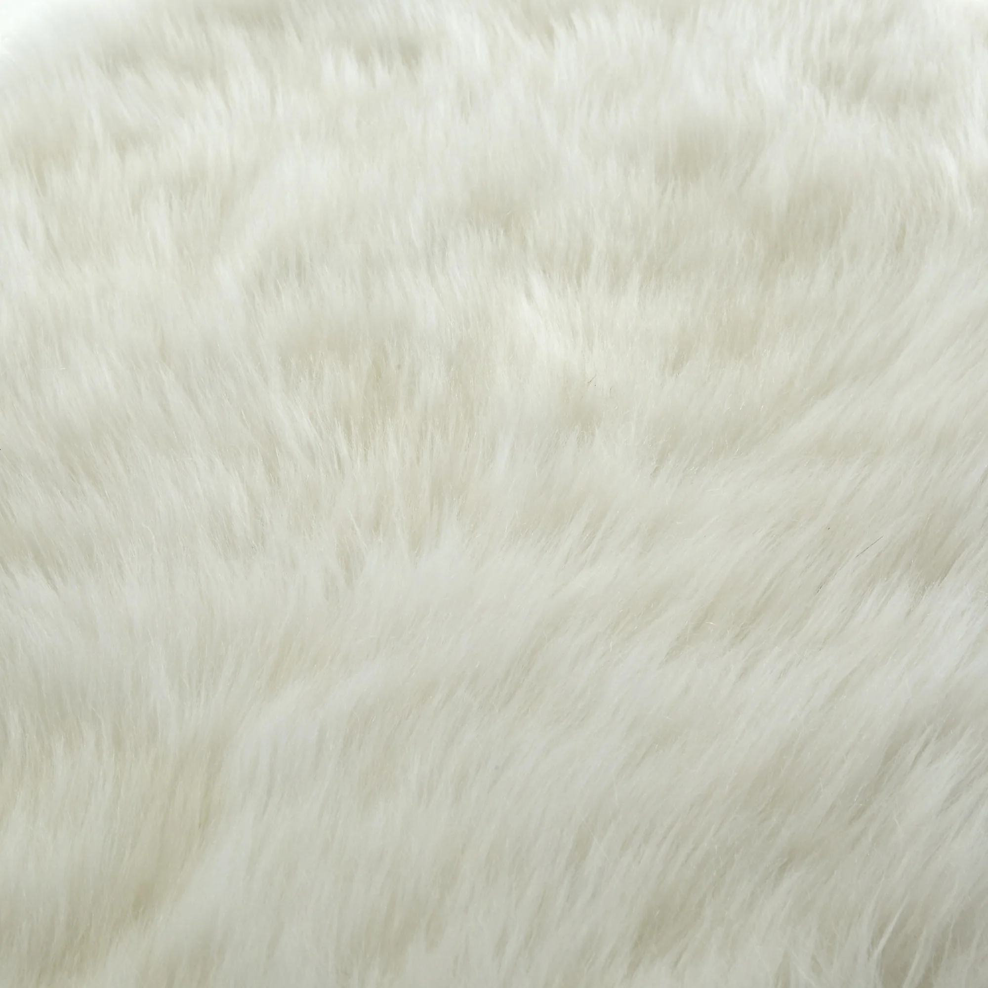 40" White And Gold Upholstered Faux Fur Bench By Homeroots - Image 7