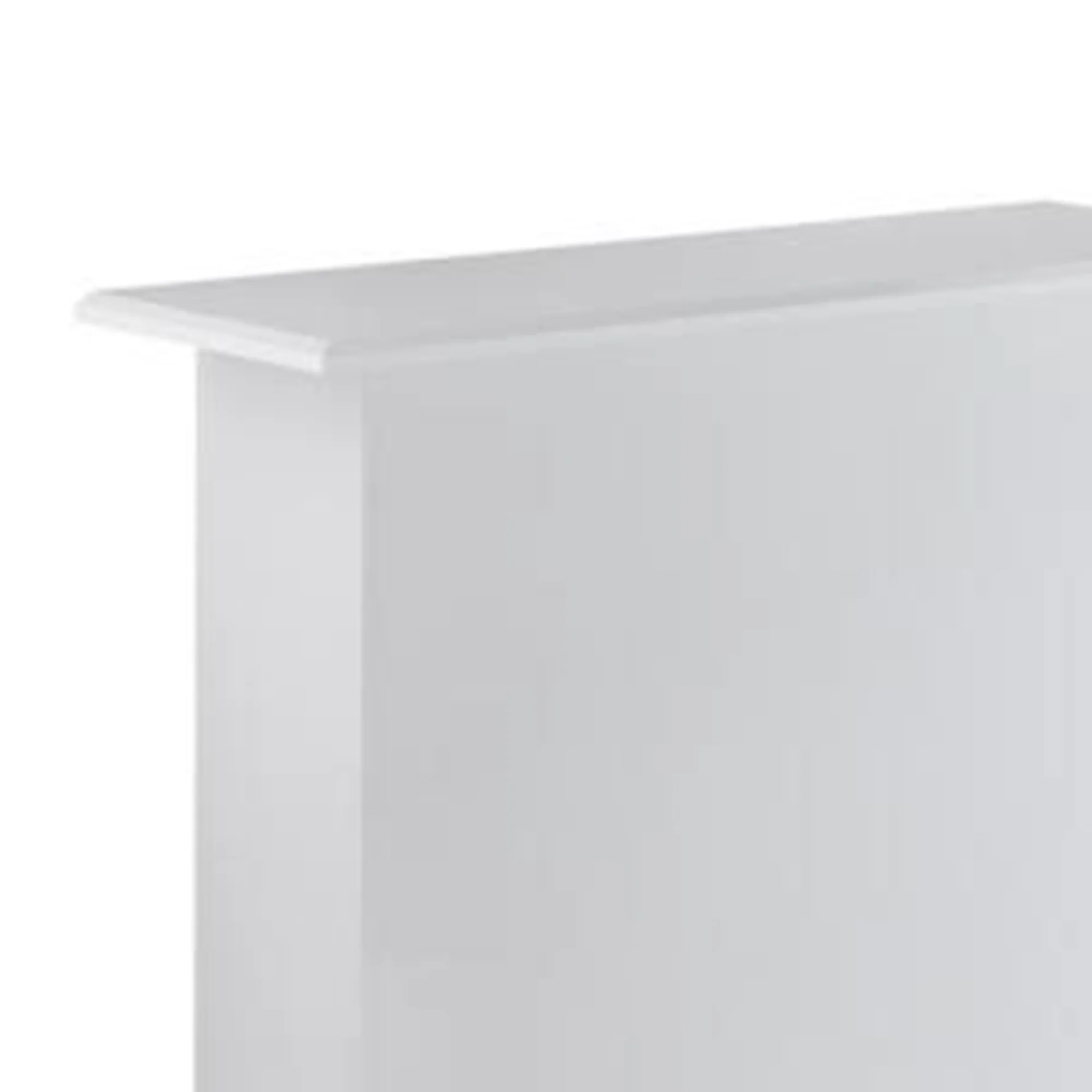 41 Inch Rectangular Wooden Bar Table with Storage, White By Benzara - Image 3