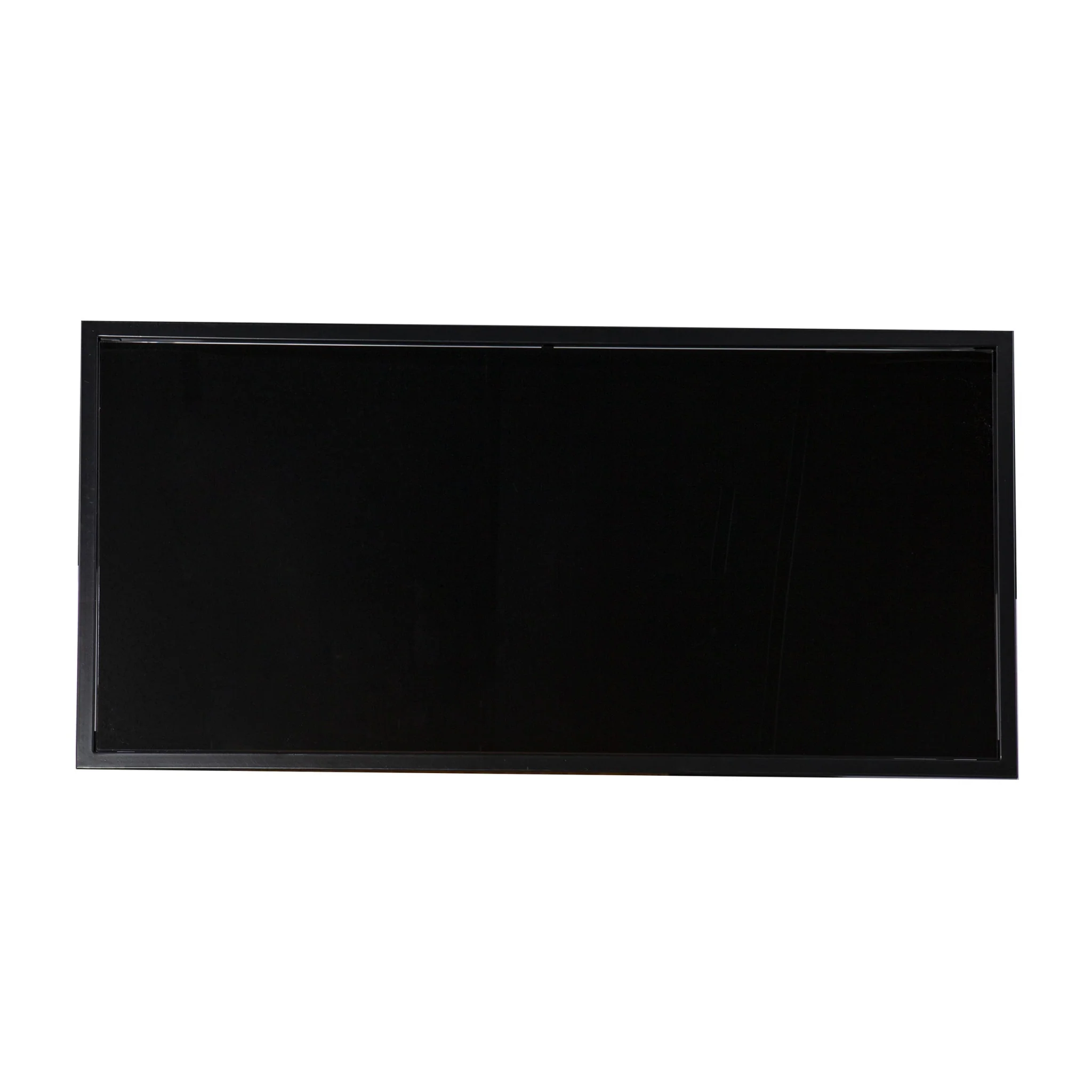 42" Black Glass And Metal Rectangular Coffee Table By Homeroots - 402121 - Image 5