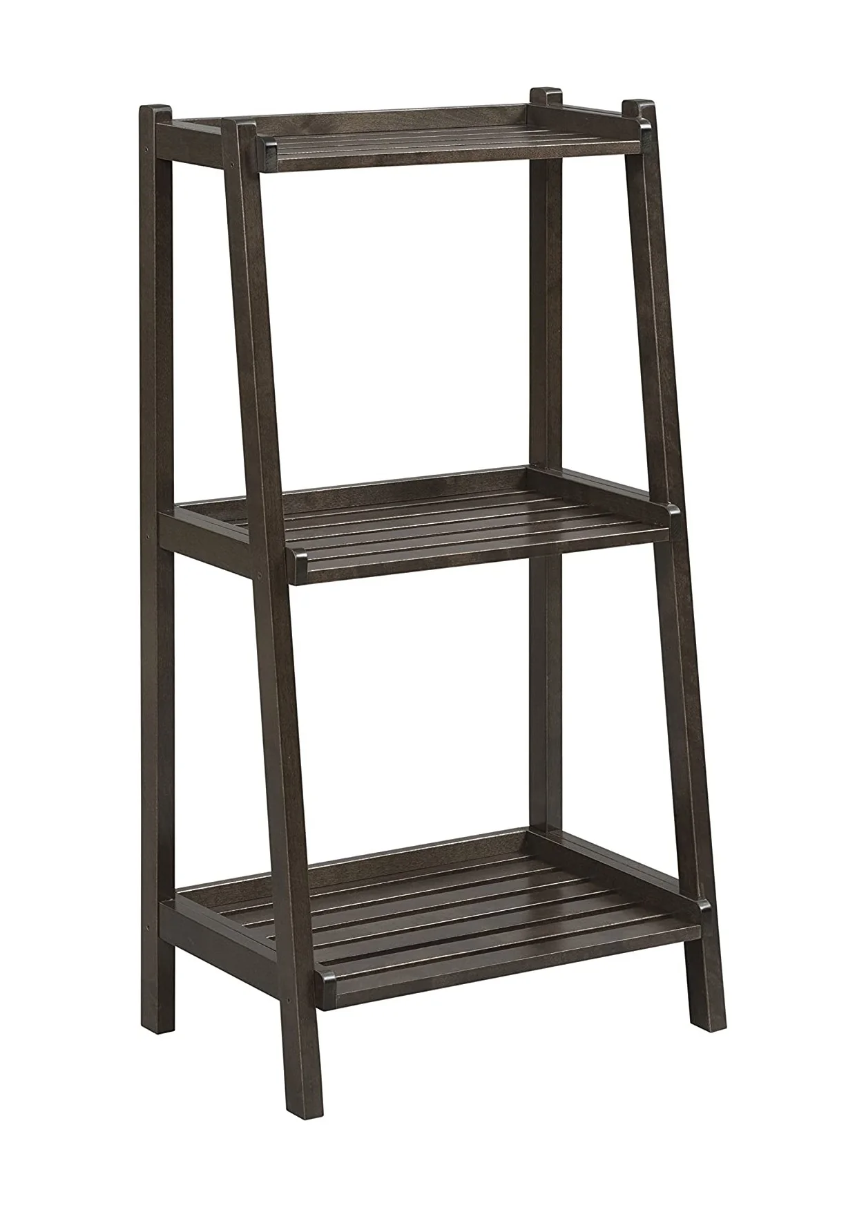 42" Bookcase with 3 Shelves in Antique Chestnut By Homeroots - Image 7