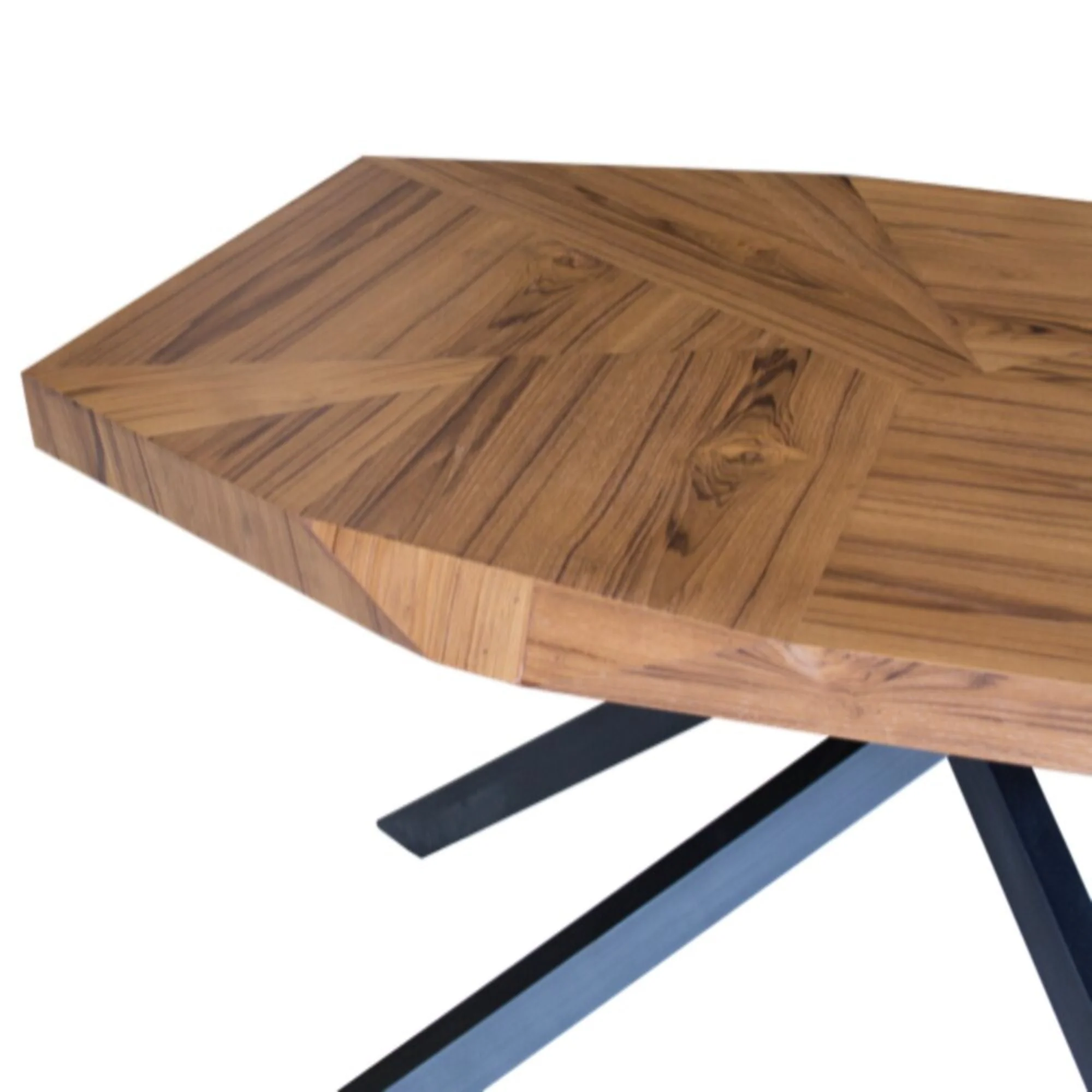 42" Brown And Dark Gray Free form Coffee Table By Homeroots - Image 4