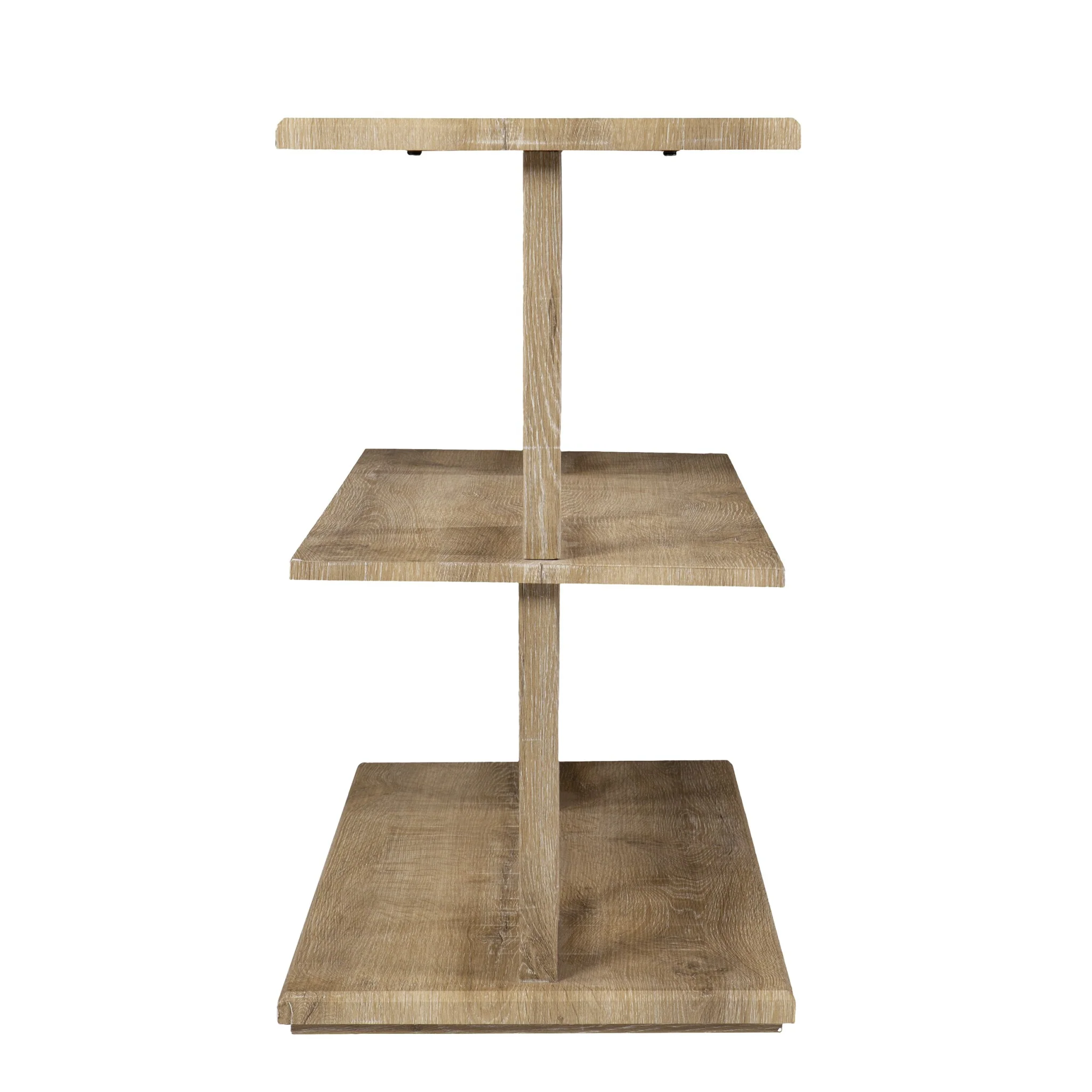 42" Natural Floor Shelf Console Table With Storage By Homeroots - Image 2