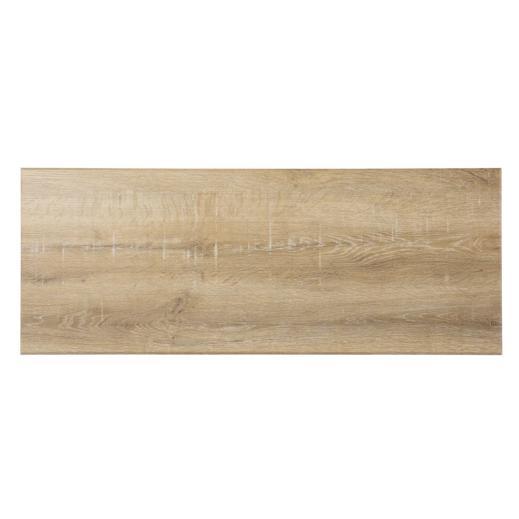 42" Natural Floor Shelf Console Table With Storage By Homeroots - Image 3