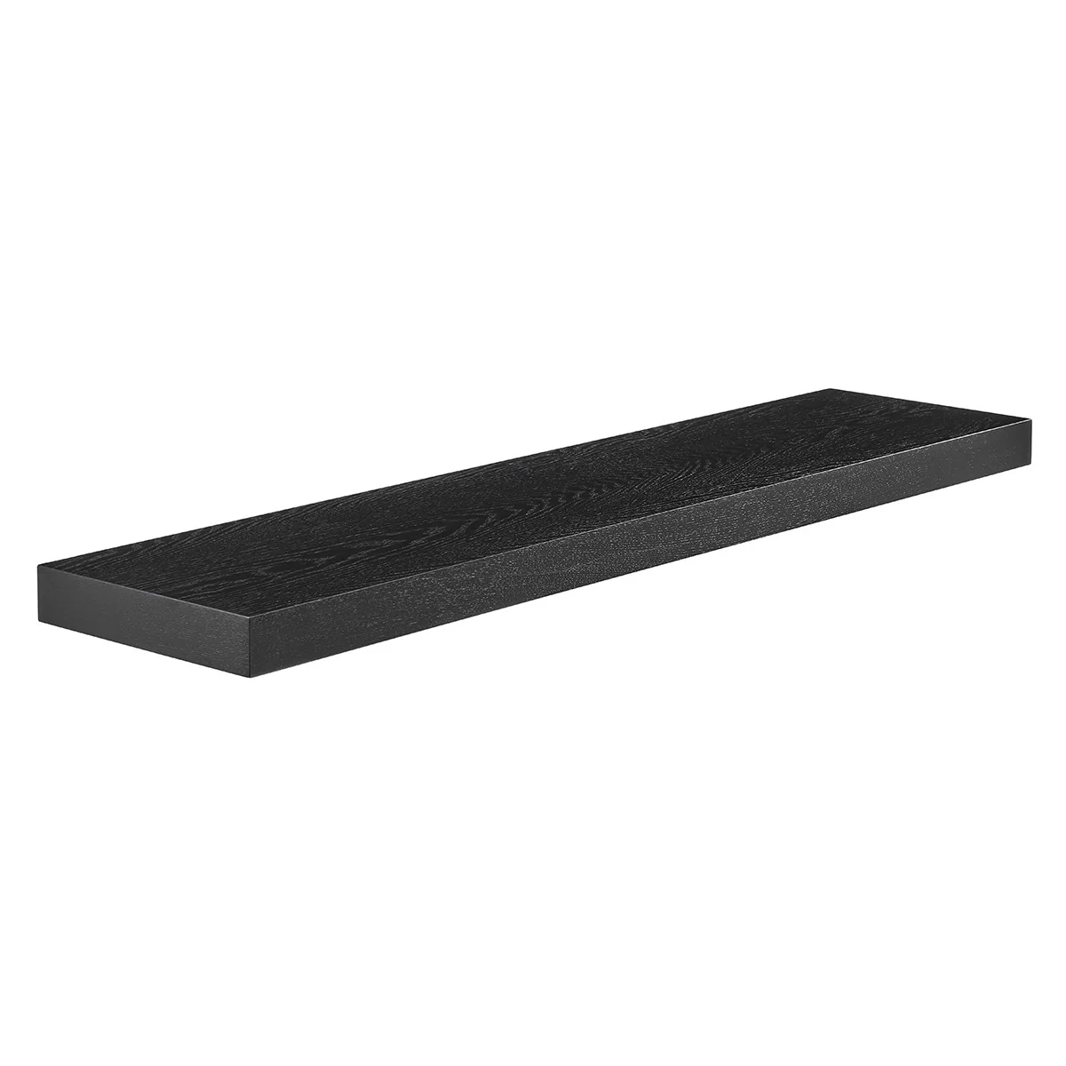 43" Dark Gray Whitewash Wooden Floating Shelf By Homeroots - Image 10
