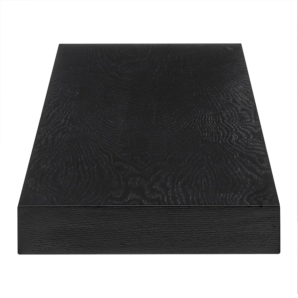 43" Dark Gray Whitewash Wooden Floating Shelf By Homeroots - Image 12