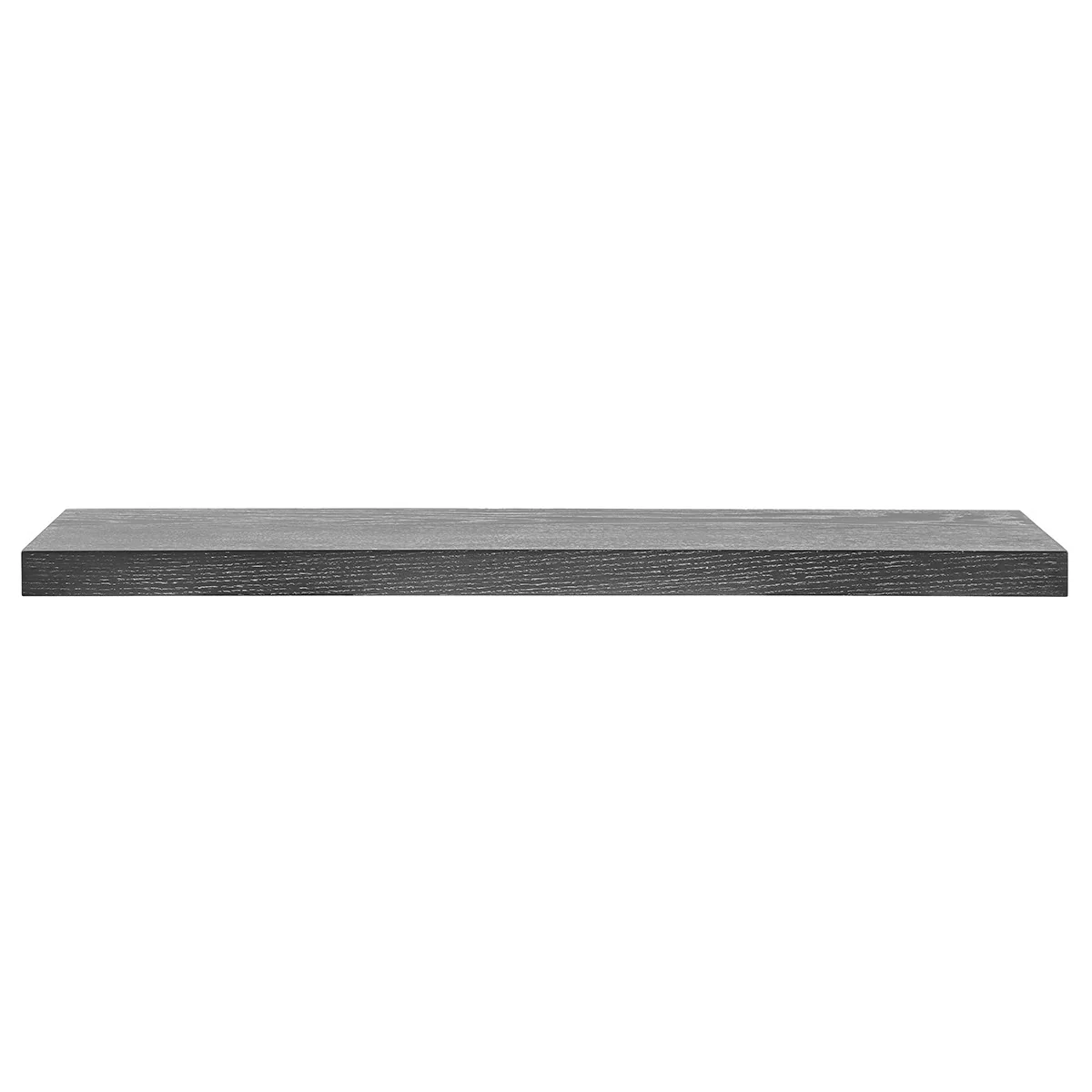 43" Dark Gray Whitewash Wooden Floating Shelf By Homeroots - Image 2