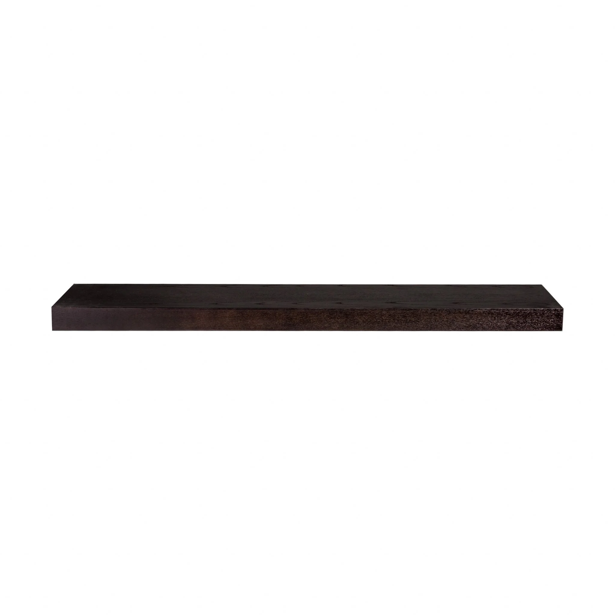 43" Dark Gray Whitewash Wooden Floating Shelf By Homeroots - Image 22