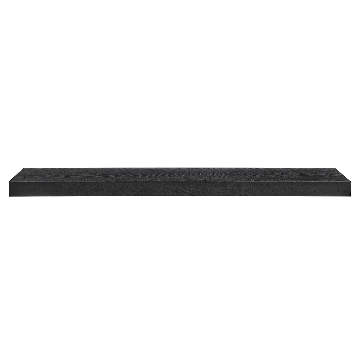 43" Dark Gray Whitewash Wooden Floating Shelf By Homeroots - Image 9