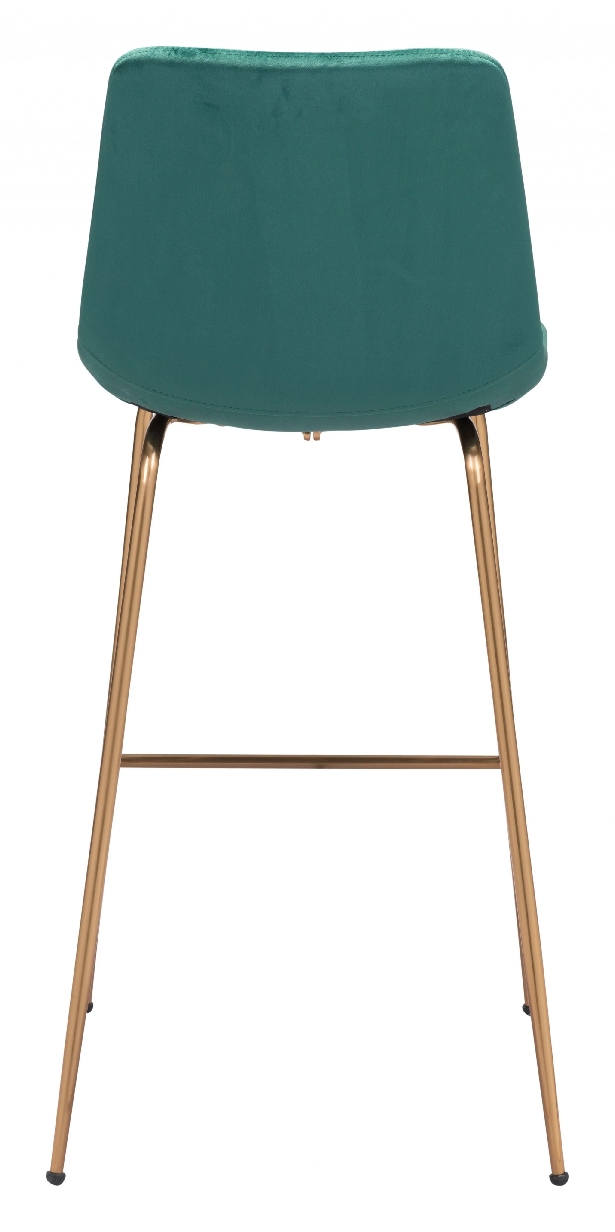 43" Green Steel Low Back Chair With Footrest By Homeroots - Image 5