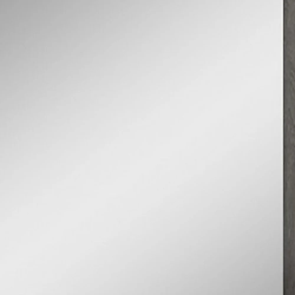 43" Refined Grey High Gloss Mirror By Homeroots - Image 4