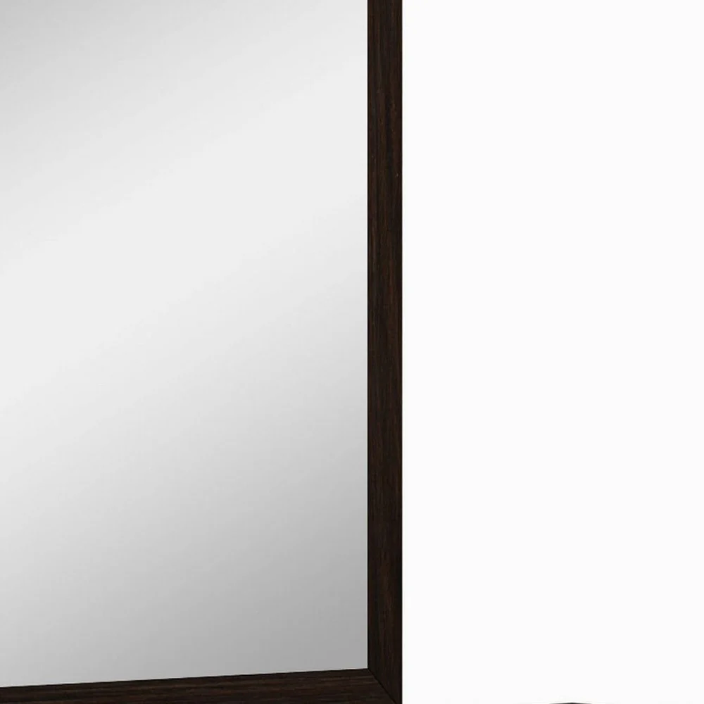 43" Refined Grey High Gloss Mirror By Homeroots - Image 9