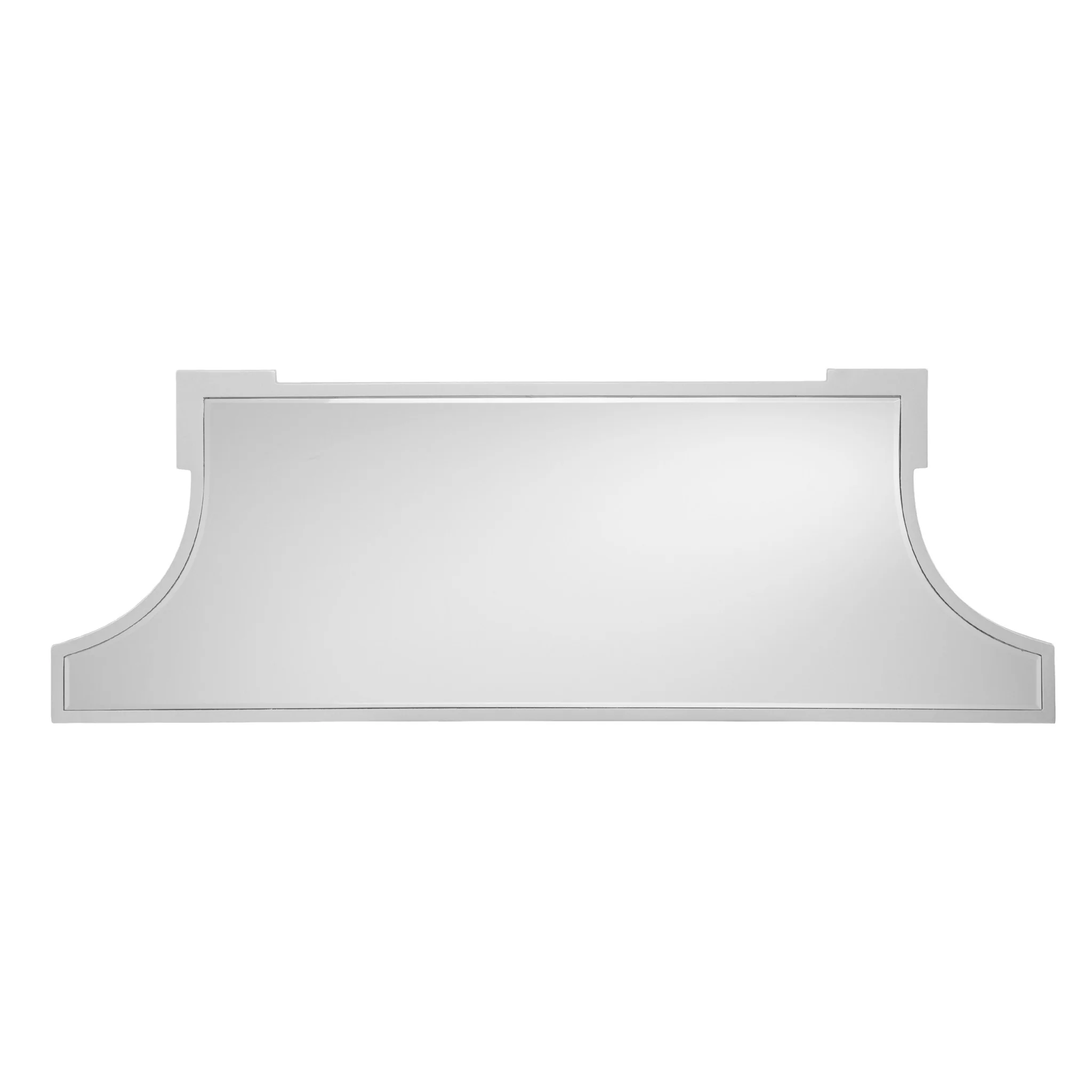 45" Silver Mirrored Glass Free Form Console Table By Homeroots - Image 4