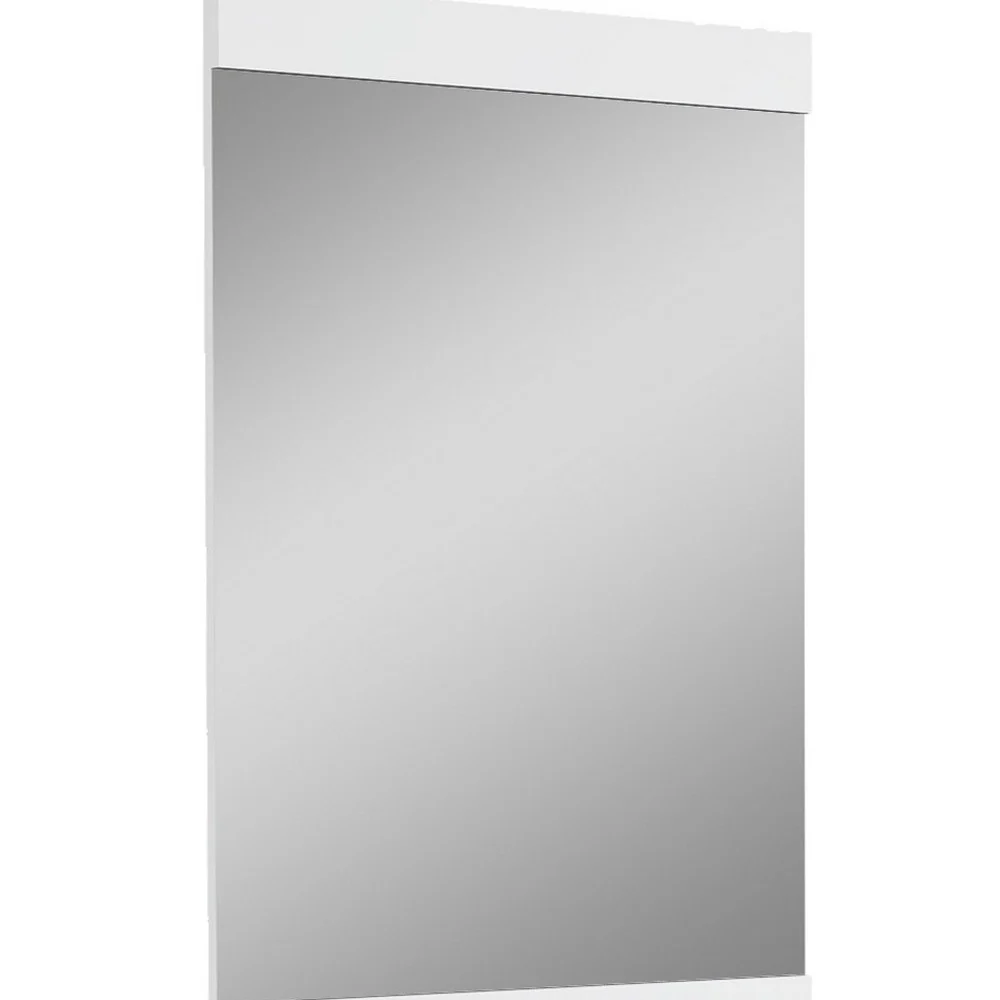 45" Superb White High Gloss Mirror By Homeroots - Image 3