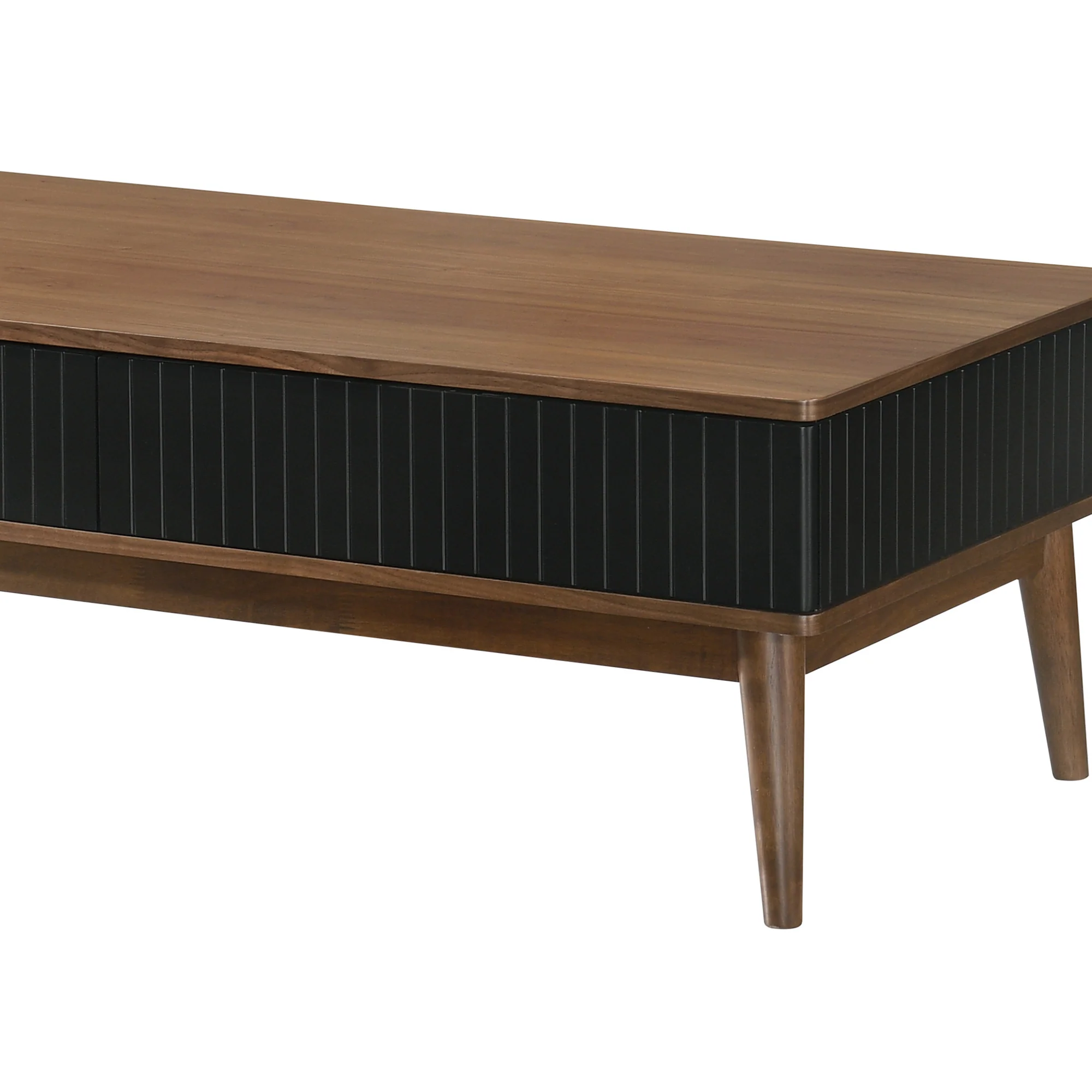 47" Brown Solid Wood Rectangular Coffee Table By Homeroots - Image 7