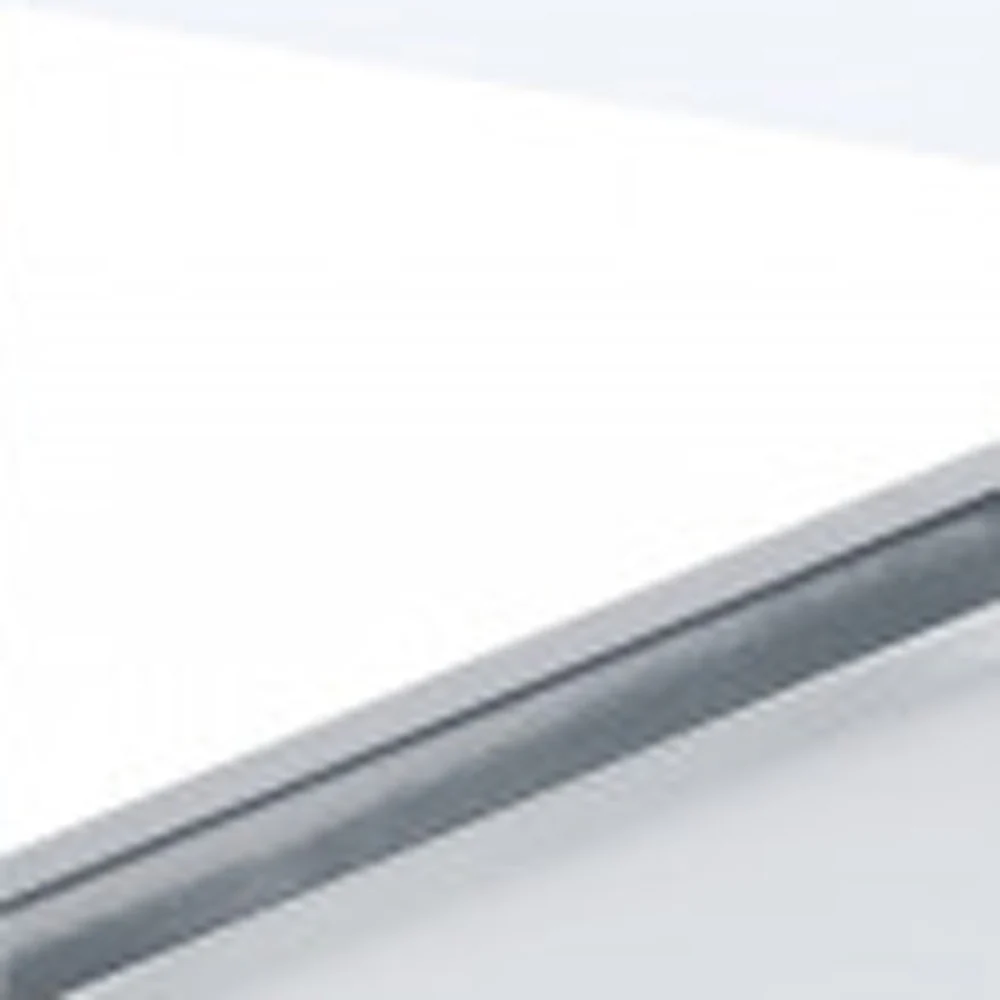 47" Chrome And White High Gloss Manufactured Wood And Metal Rectangular Coffee Table With Shelf By Homeroots - Image 4