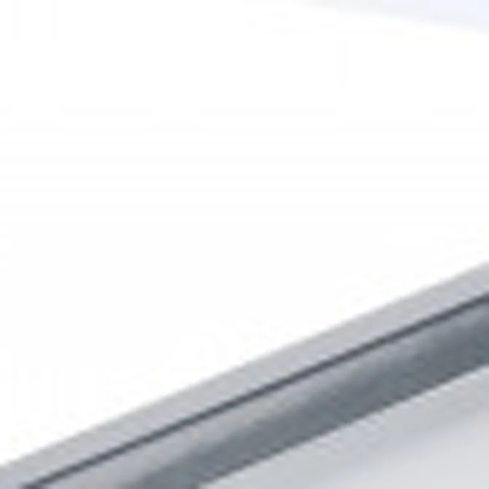 47" Chrome And White High Gloss Manufactured Wood And Metal Rectangular Coffee Table With Shelf By Homeroots - Image 5