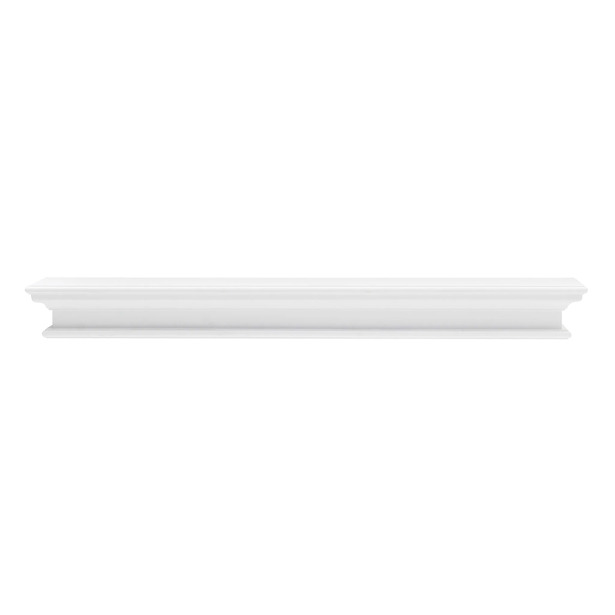 47" Classic White XL Floating Wall Shelf By Homeroots - Image 2