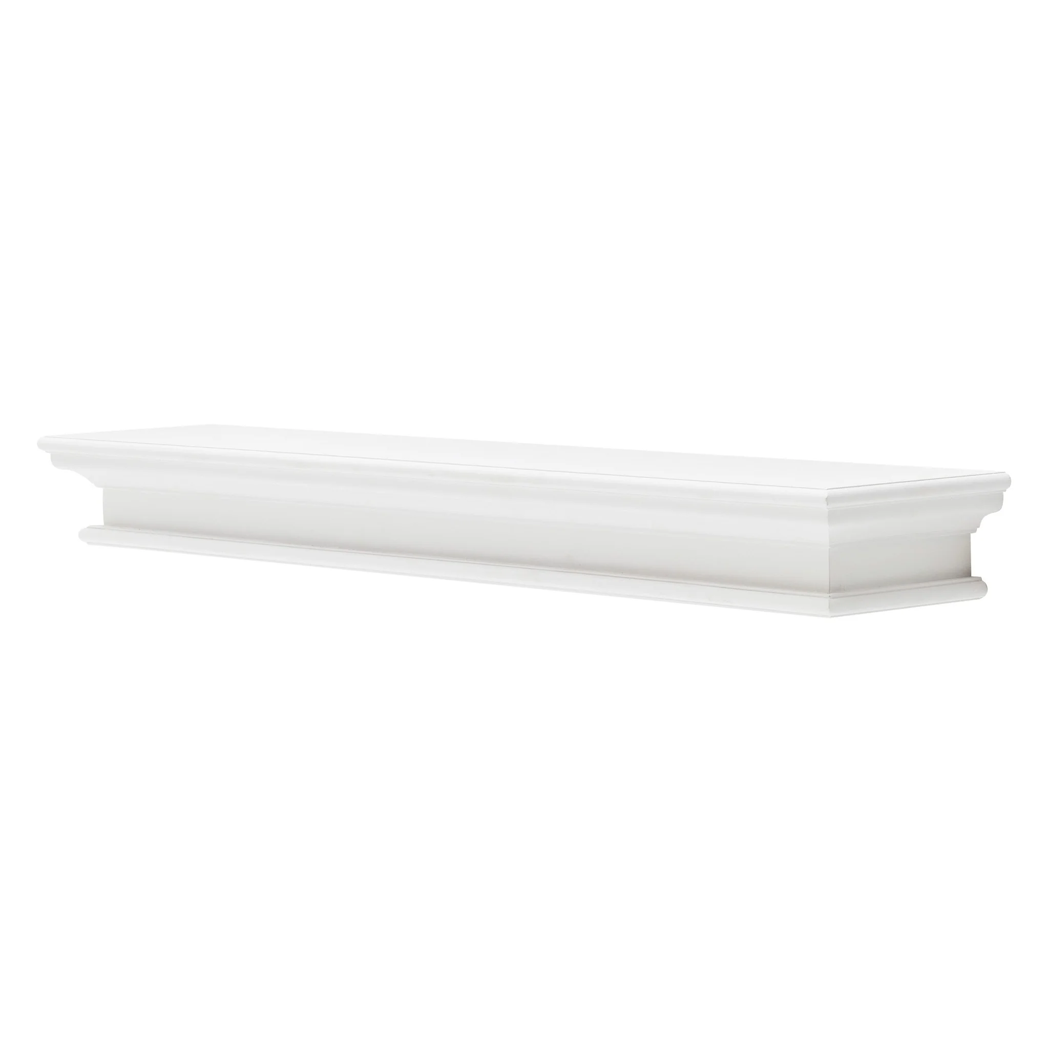 47" Classic White XL Floating Wall Shelf By Homeroots - Image 3