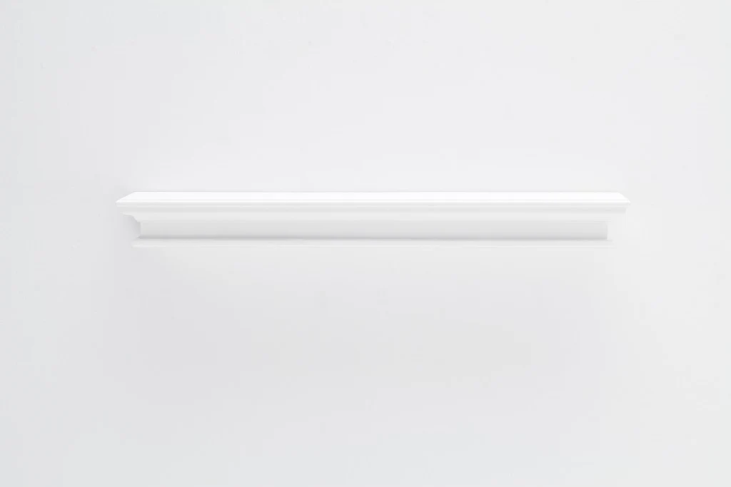 47" Classic White XL Floating Wall Shelf By Homeroots - Image 9