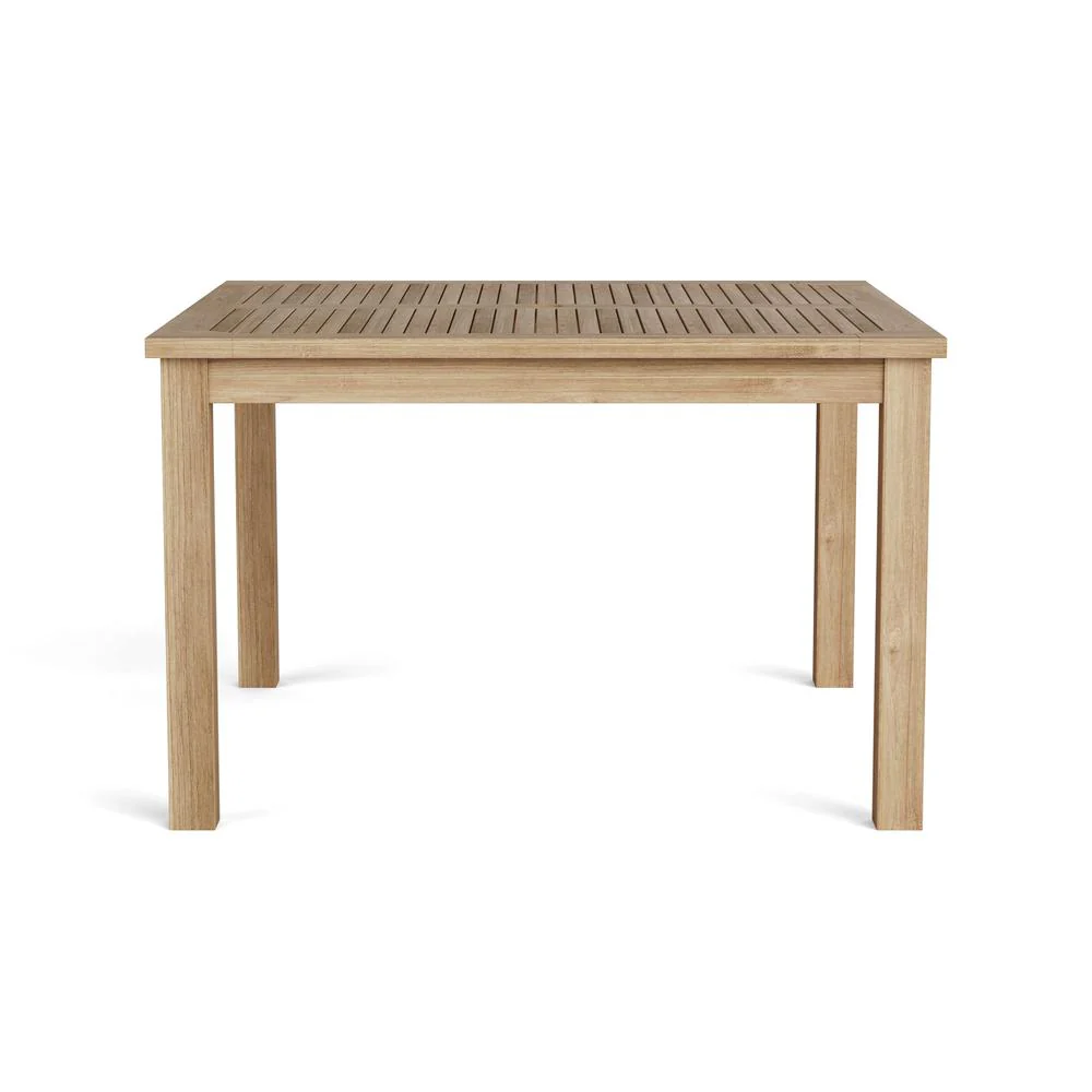 47" Windsor Square Small Slat Dining Table By Anderson Teak - Image 2