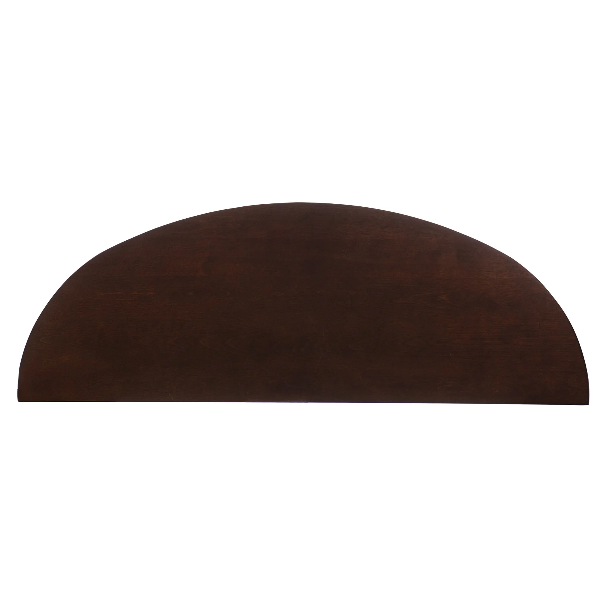 48" Brown Half Circle Console Table With Storage By Homeroots - Image 3