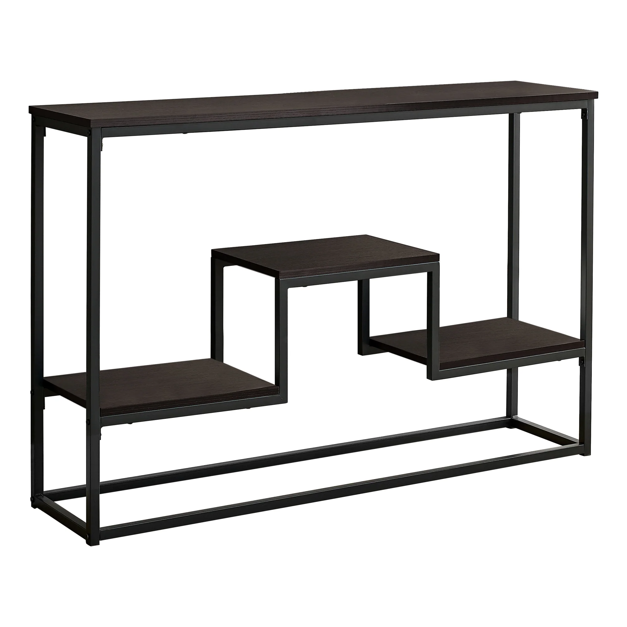48" Rectangular Taupe Wood Look Hall Console Accent Table By Homeroots - Image 5
