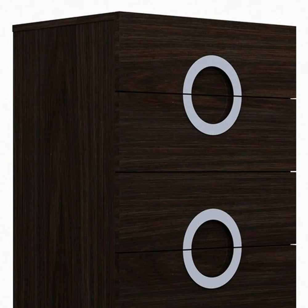 48" Refined Wenge High Gloss Chest By Homeroots - Image 2
