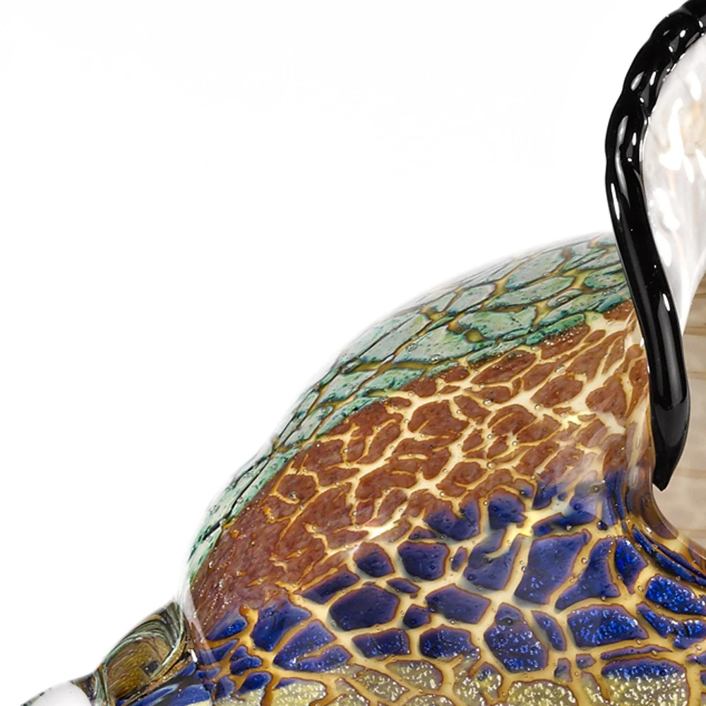 5 Mouth Blown Large Conch Shell Artistic Glass By Homeroots - Image 5