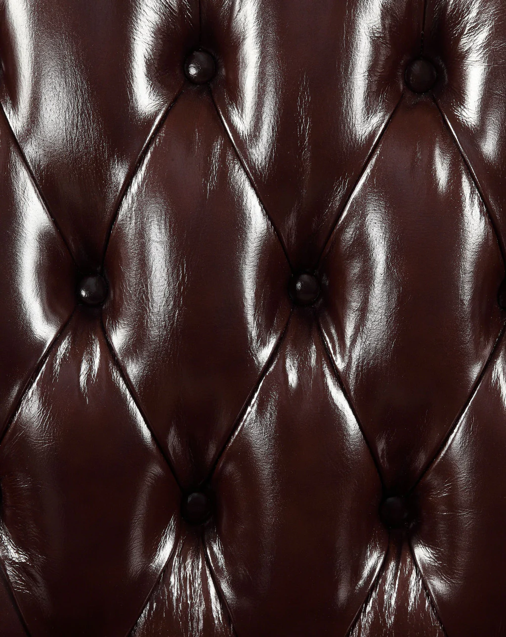 50" Espresso Faux Leather Tufted Wingback Chair By Homeroots - Image 8