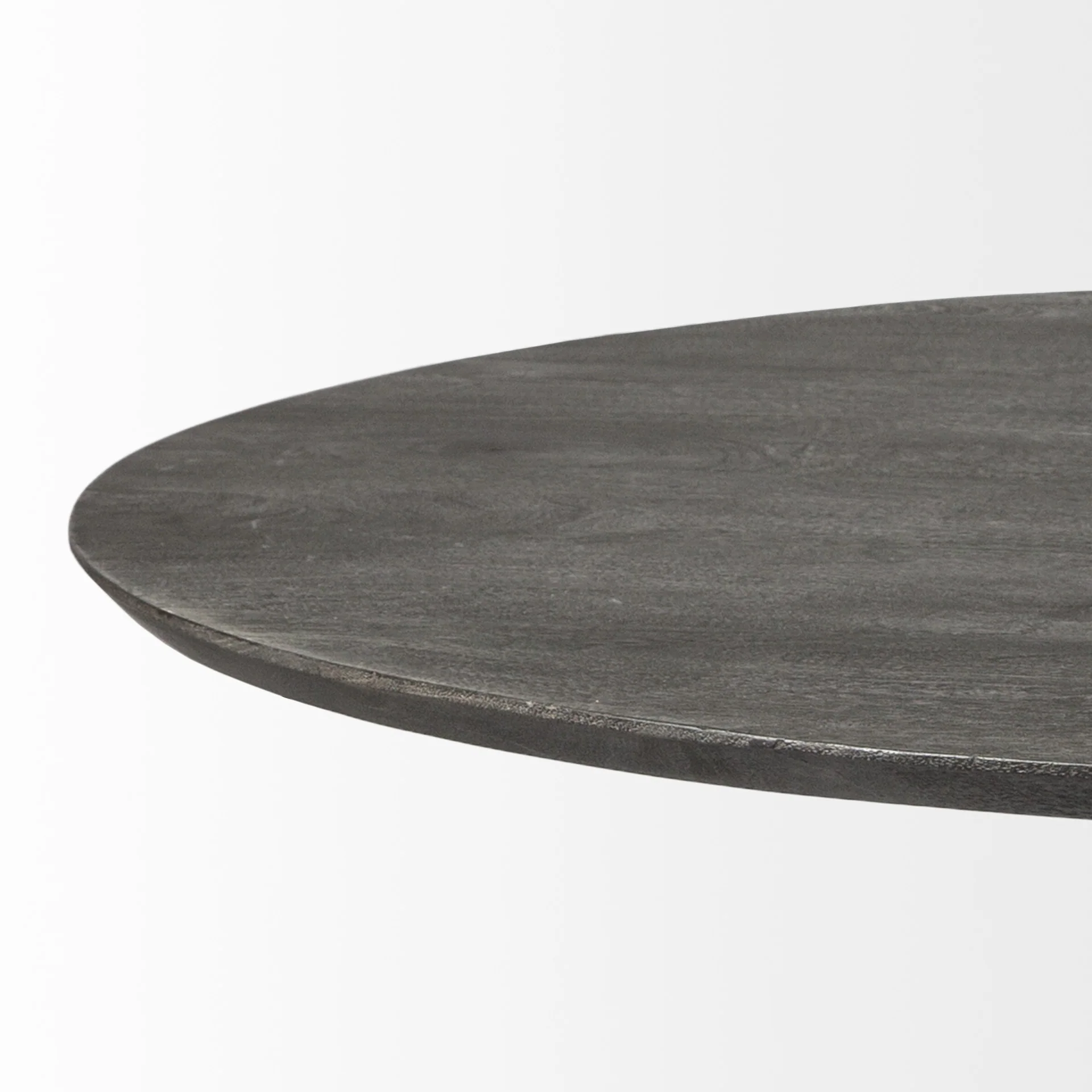 54' Brown Solid Wood Top With Brown Metal And Wood Base Dining Table By Homeroots - Image 3