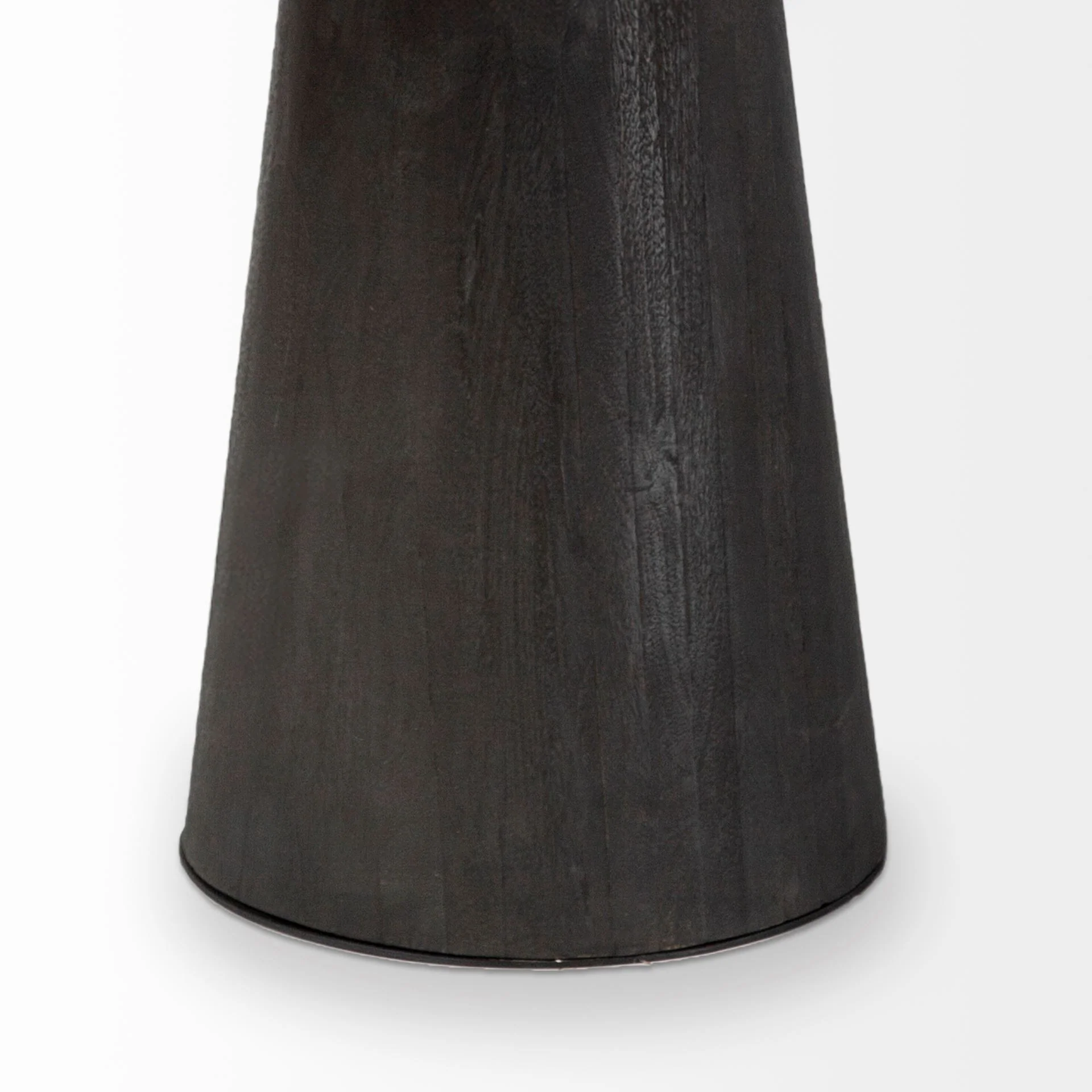 54' Brown Solid Wood Top With Brown Metal And Wood Base Dining Table By Homeroots - Image 5