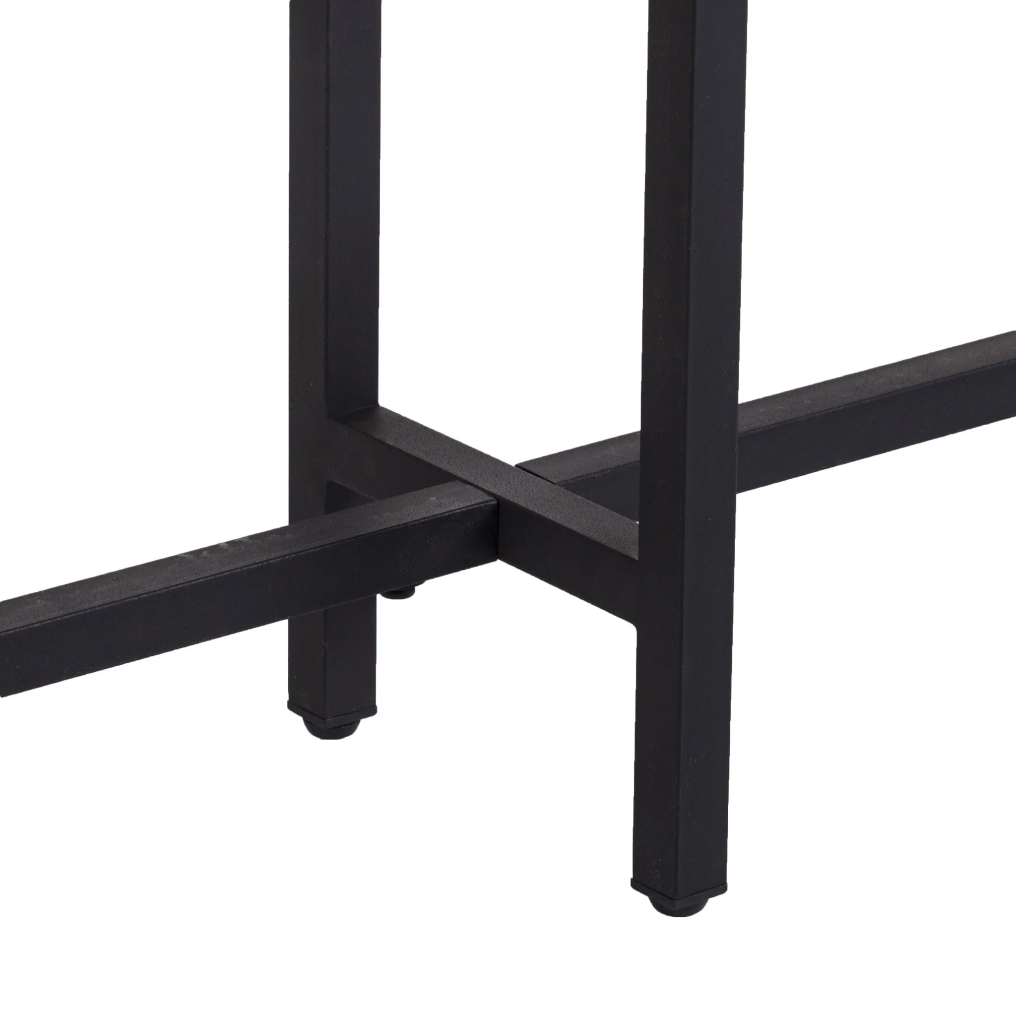 54" Espresso and Black Frame Console Table By Homeroots - Image 7