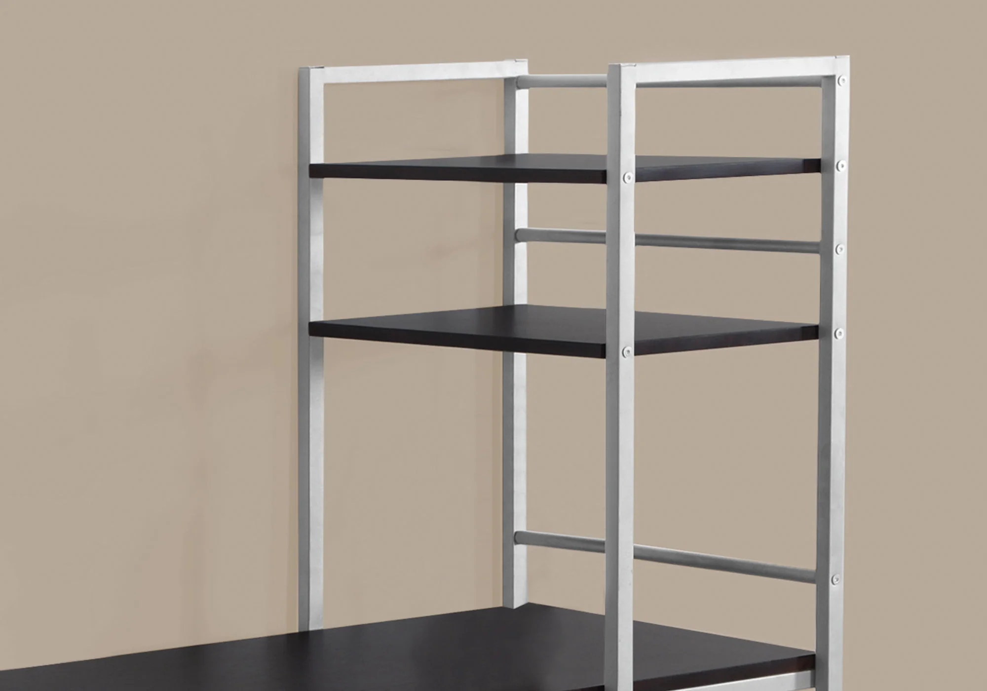 55" MDF and White Metal Computer Desk By Homeroots - Image 7