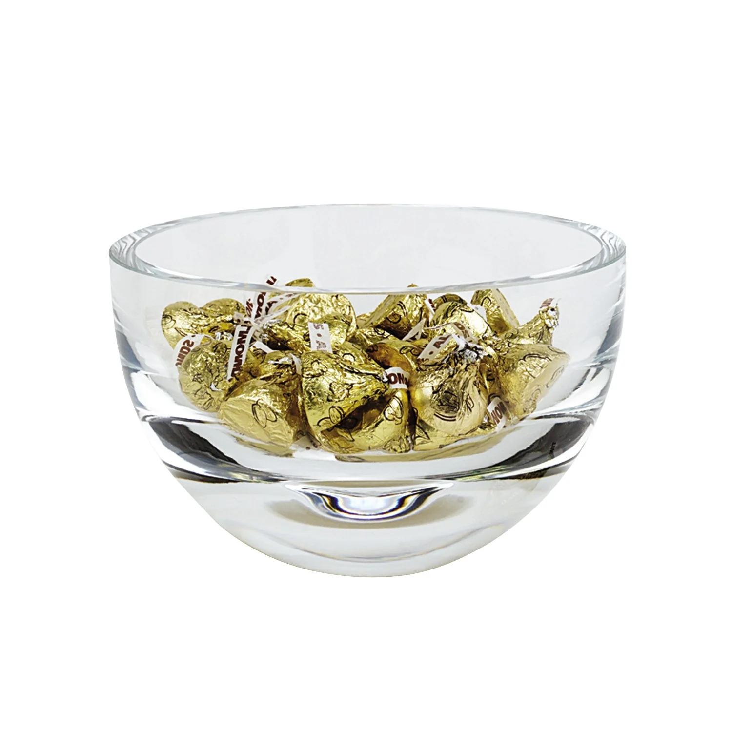 6 Mouth Blown Crystal European Made Bowl By Homeroots - Image 2