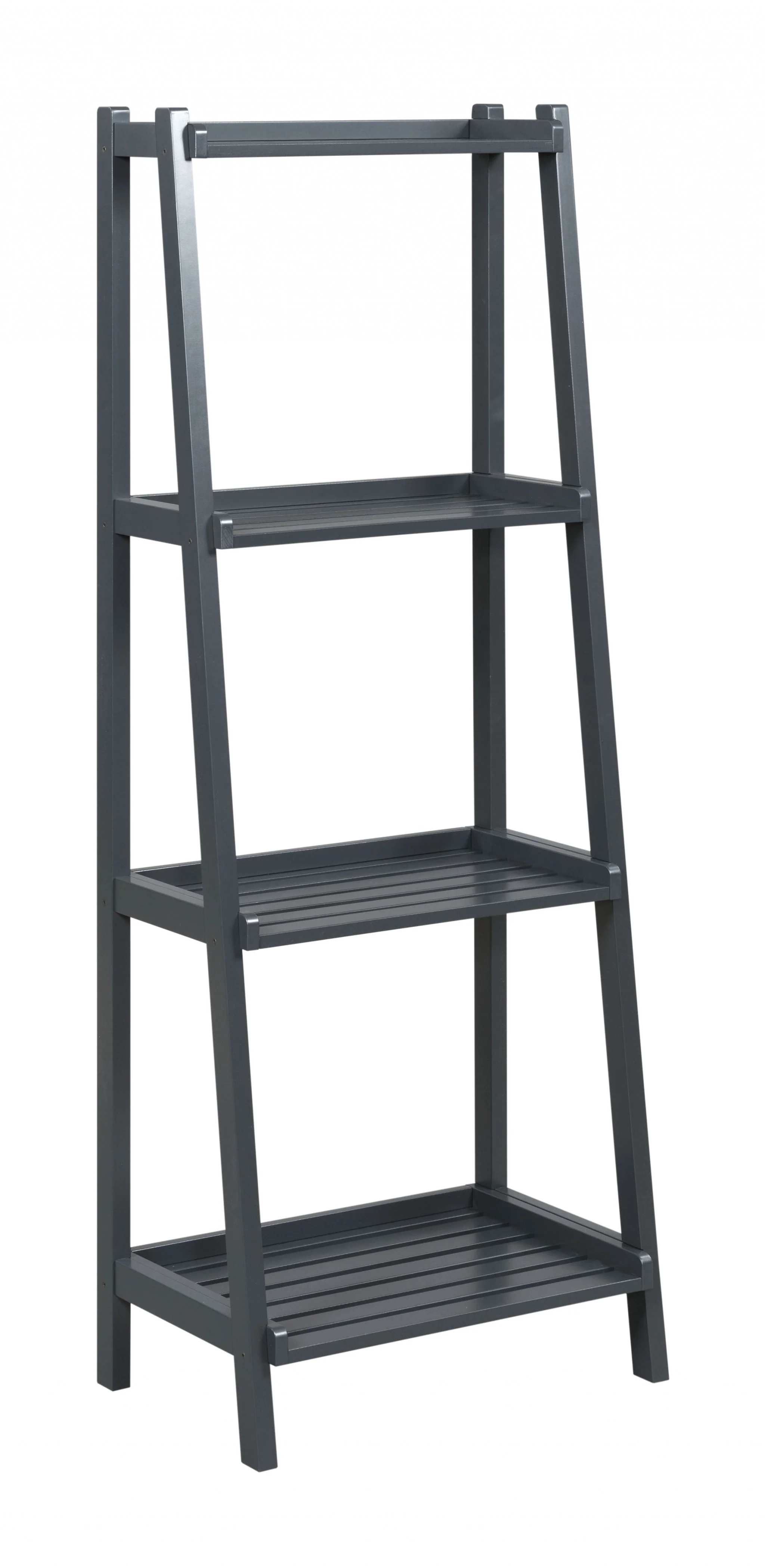 60" Bookcase with 4 Shelves in Antique Chestnut By Homeroots - Image 13