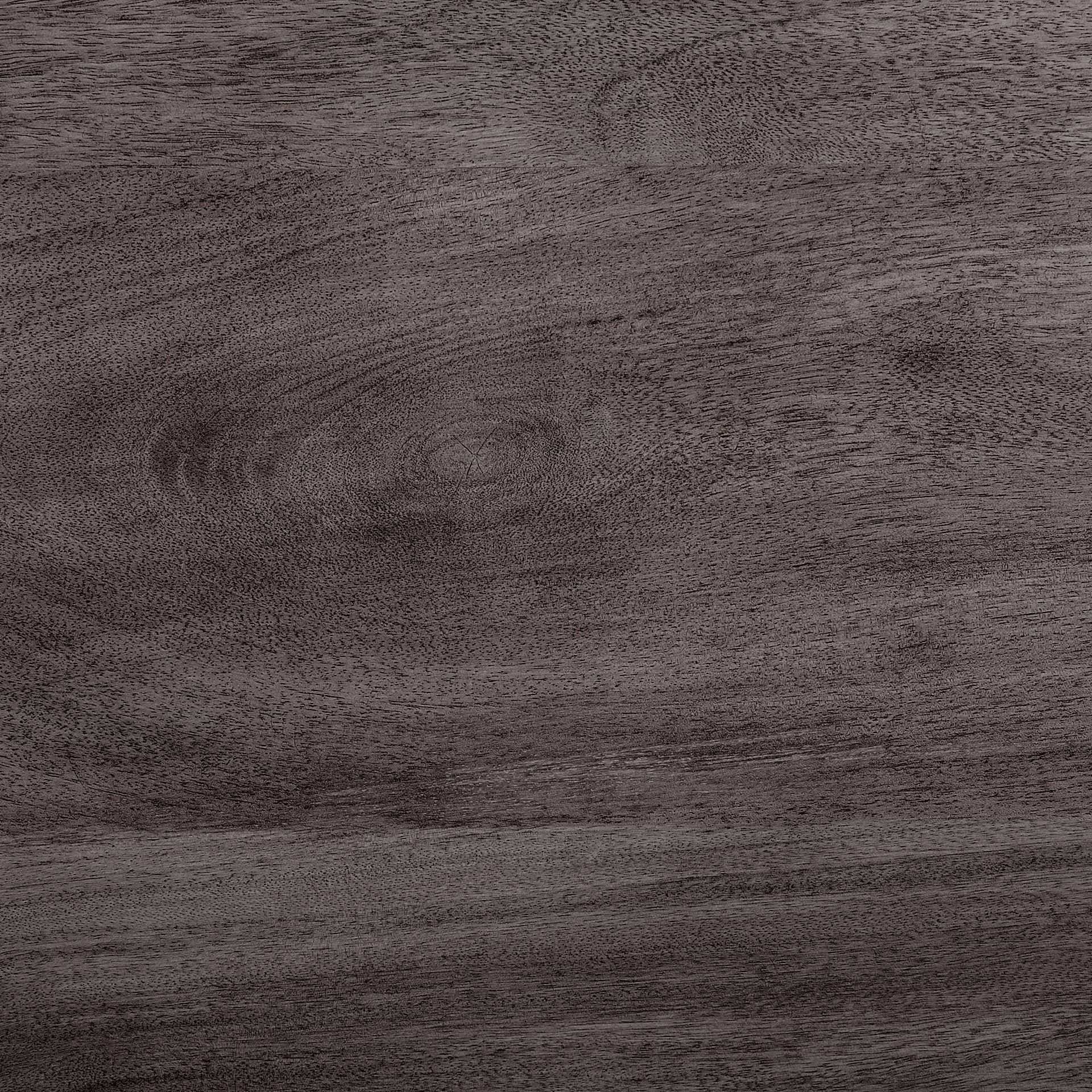 60' Round Charcoal Gray Solid Wood Table Top And Base Dining Table By Homeroots - Image 7