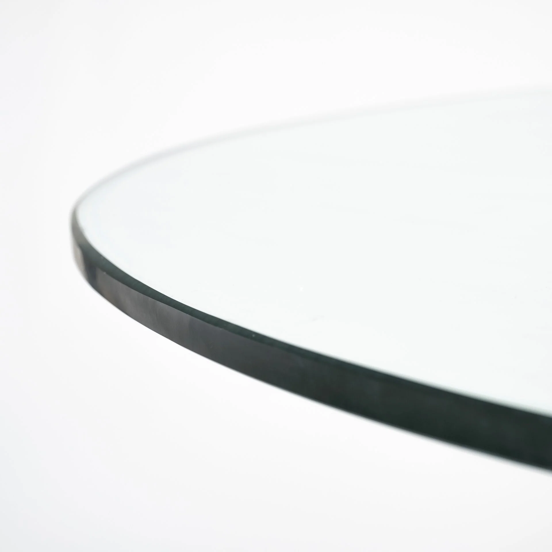 60' Round Glass Top Brown Wood With Pedestal Base Dining Table By Homeroots - Image 3