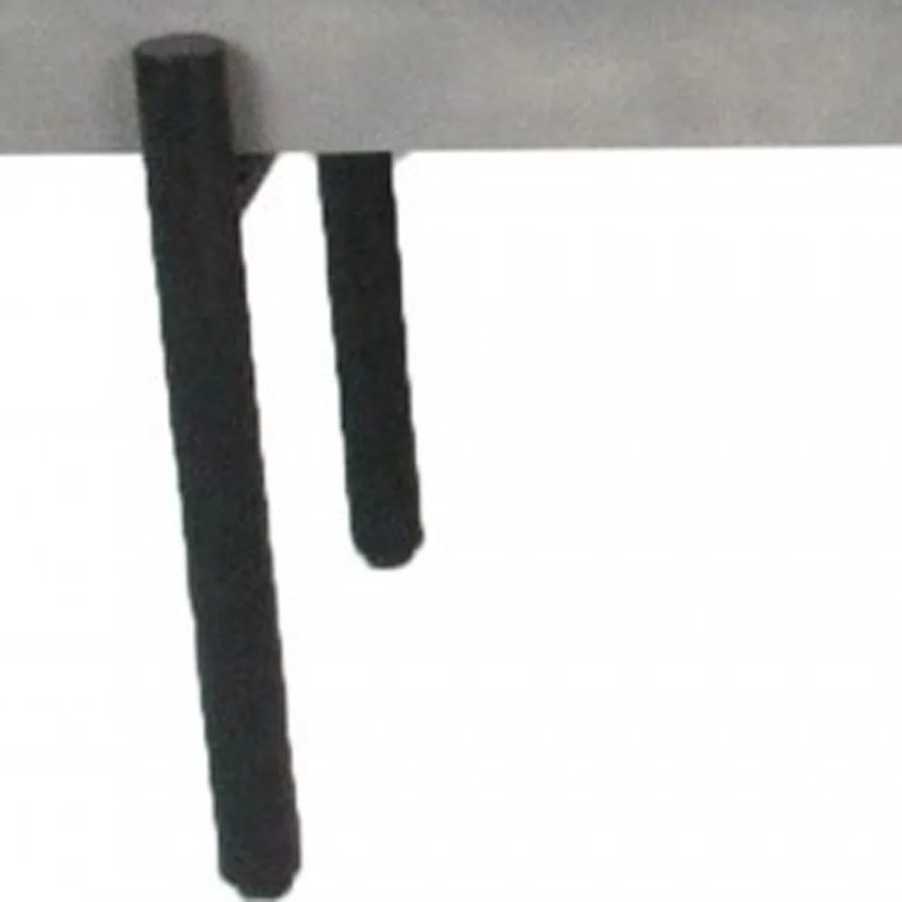 63" Gray And Black Concrete Dining bench By Homeroots - Image 7