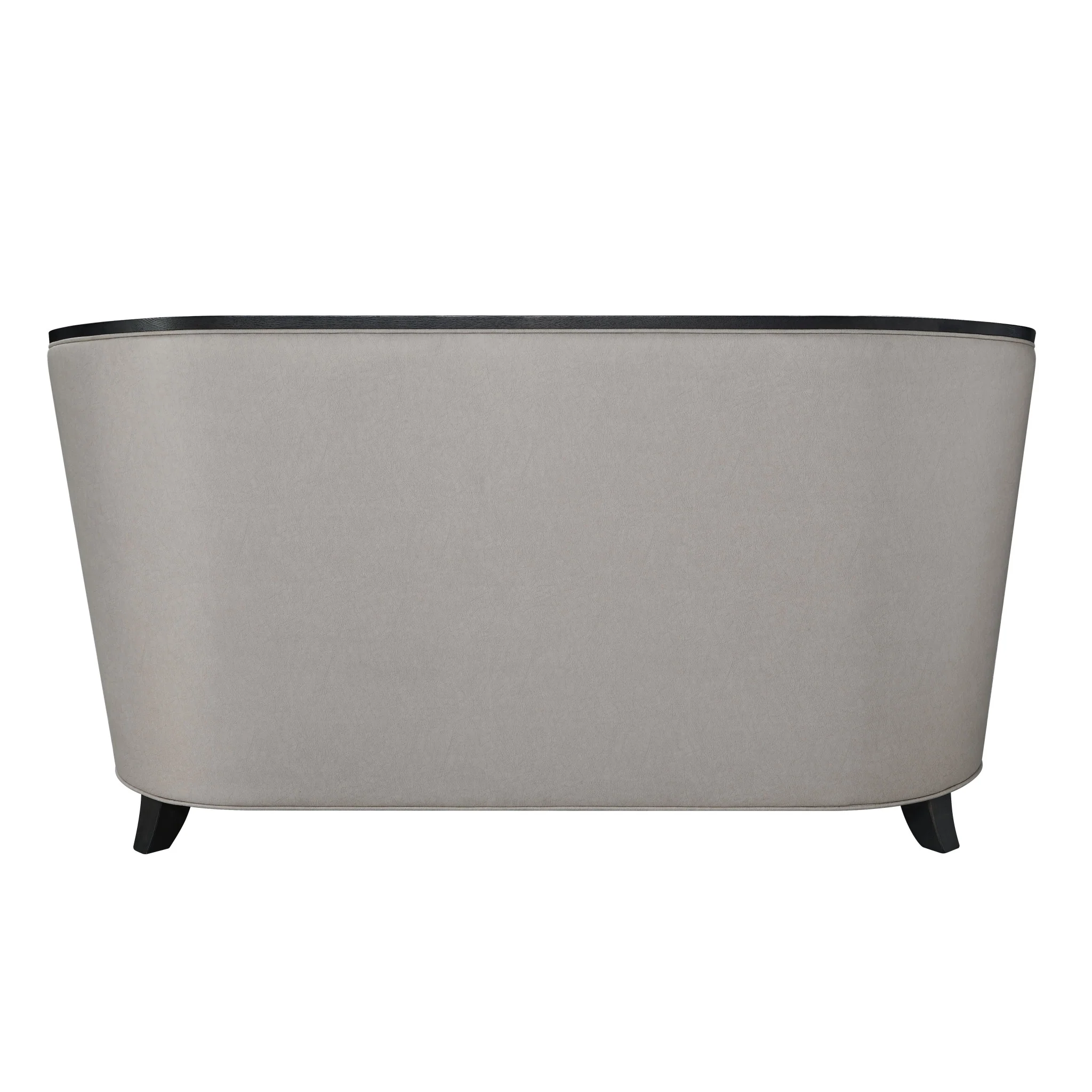 64" Beige Black Love Seat By Homeroots - Image 4