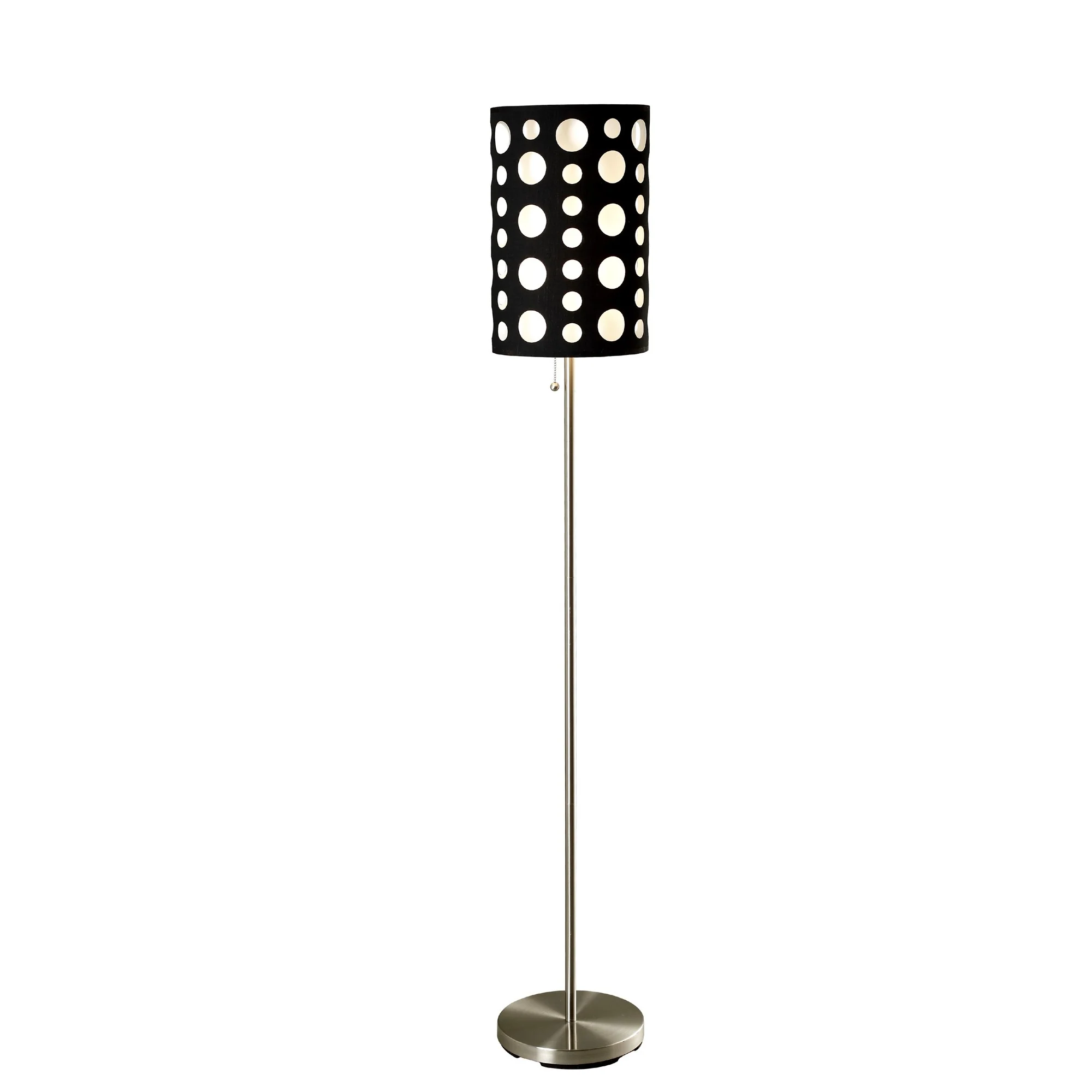 66" Steel Novelty Floor Lamp With Black And Green Drum Shade By Homeroots - Image 12