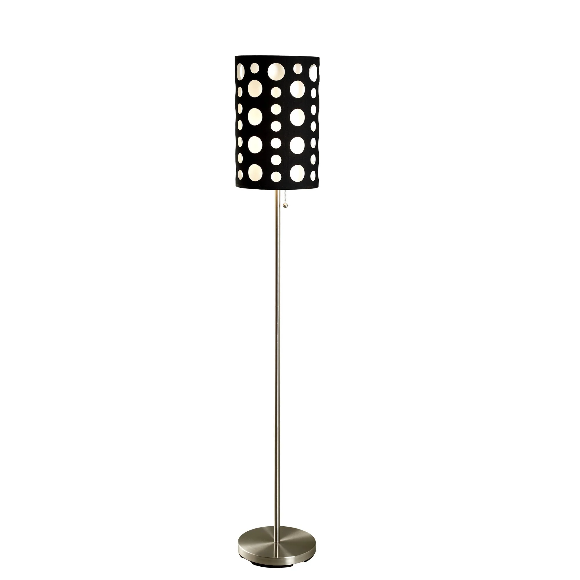 66" Steel Novelty Floor Lamp With Black And Green Drum Shade By Homeroots - Image 14