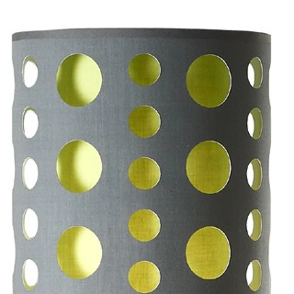 66" Steel Novelty Floor Lamp With Black And Green Drum Shade By Homeroots - Image 21