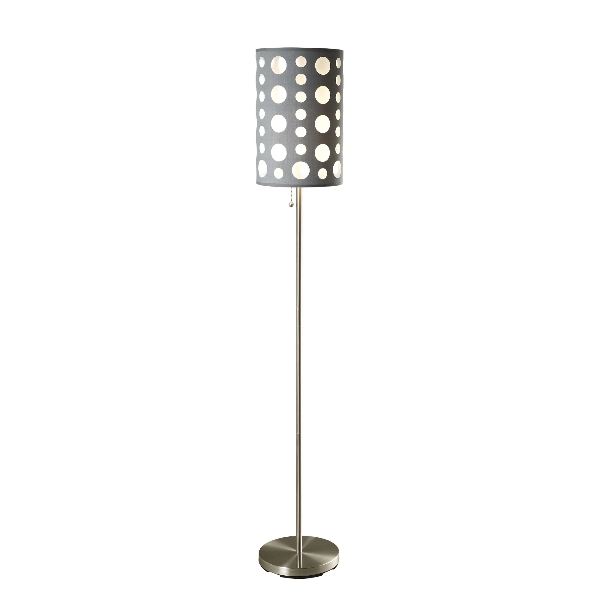 66" Steel Novelty Floor Lamp With Black And Green Drum Shade By Homeroots - Image 30